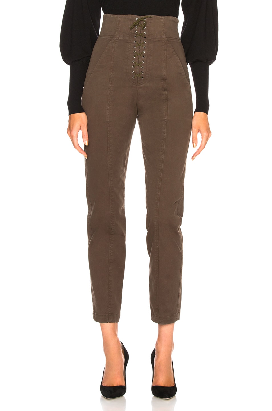 Image 1 of A.L.C. Kerry Pant in Thyme