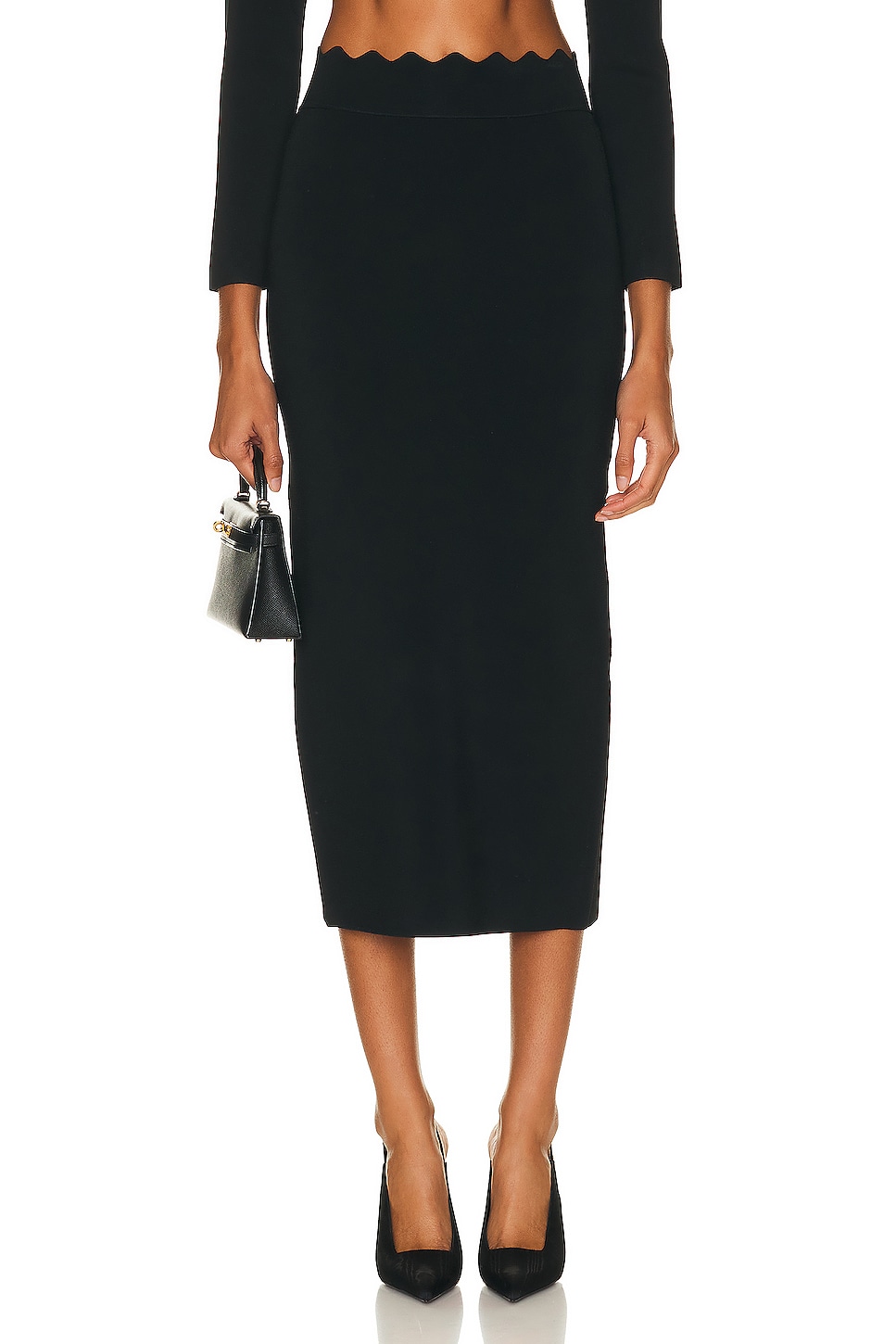 Image 1 of A.L.C. Quincy Skirt in Black