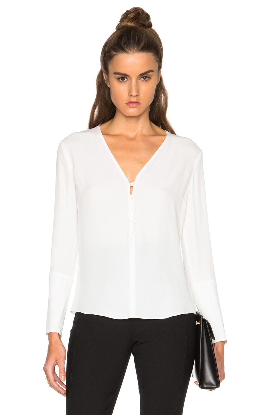 Image 1 of A.L.C. Charlie Top in White