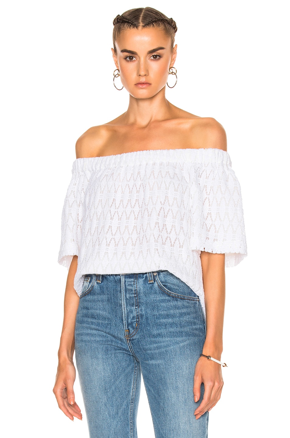 Image 1 of A.L.C. Cheyenne Top in White