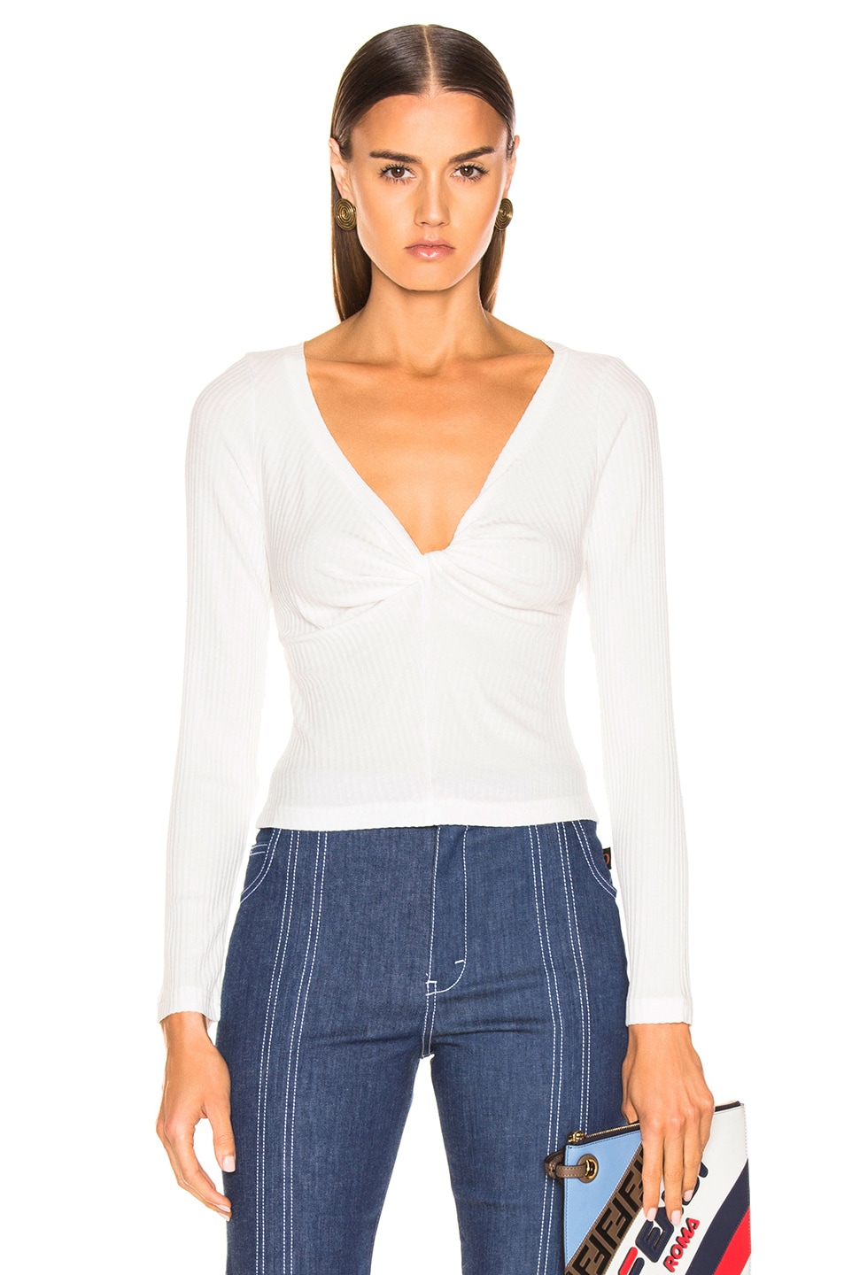 Image 1 of A.L.C. Savanna Top in White