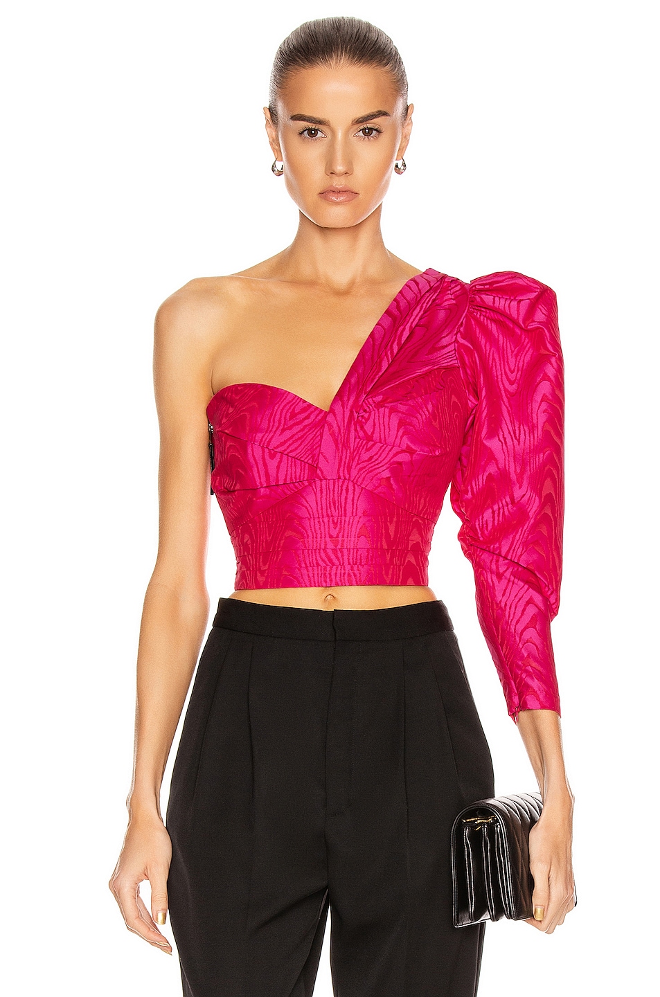 Image 1 of A.L.C. for FWRD Lizzy Top in Bright Berry