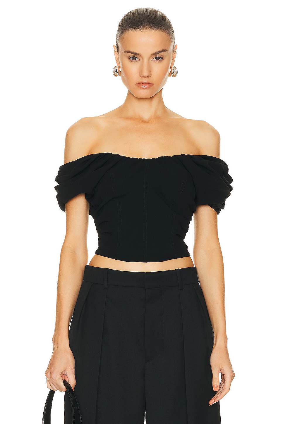 Image 1 of A.L.C. Nora Top in Black