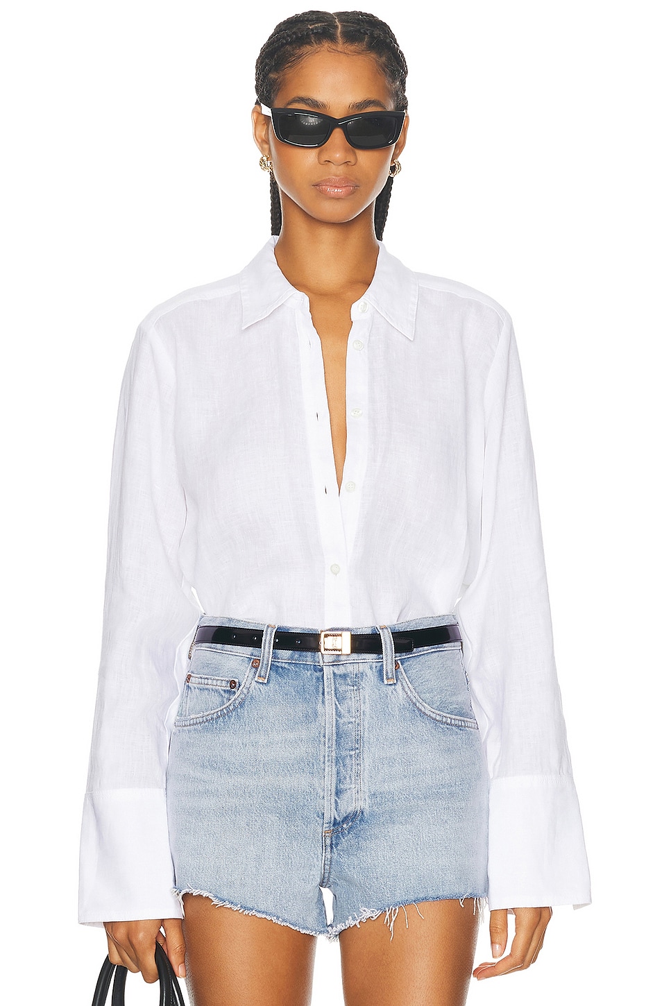 Image 1 of A.L.C. Aiden Top in White