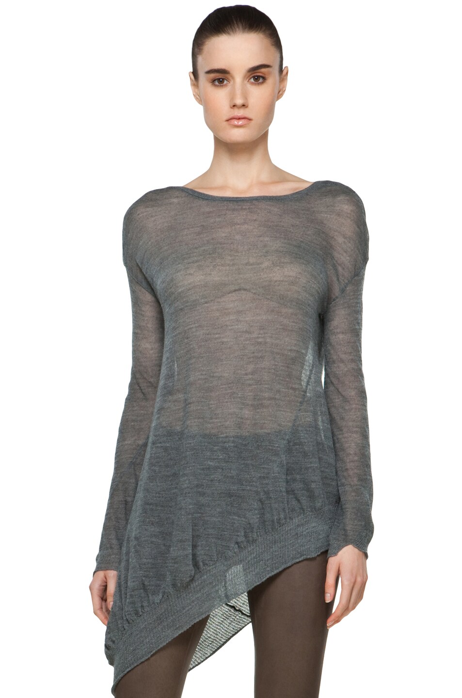 Image 1 of A.L.C. Blake Backless Crew in Grey