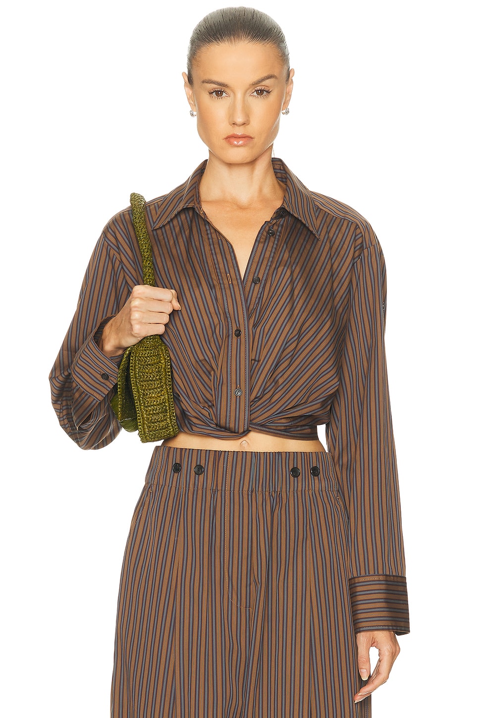 Image 1 of A.L.C. Leo Top in Brown Multi
