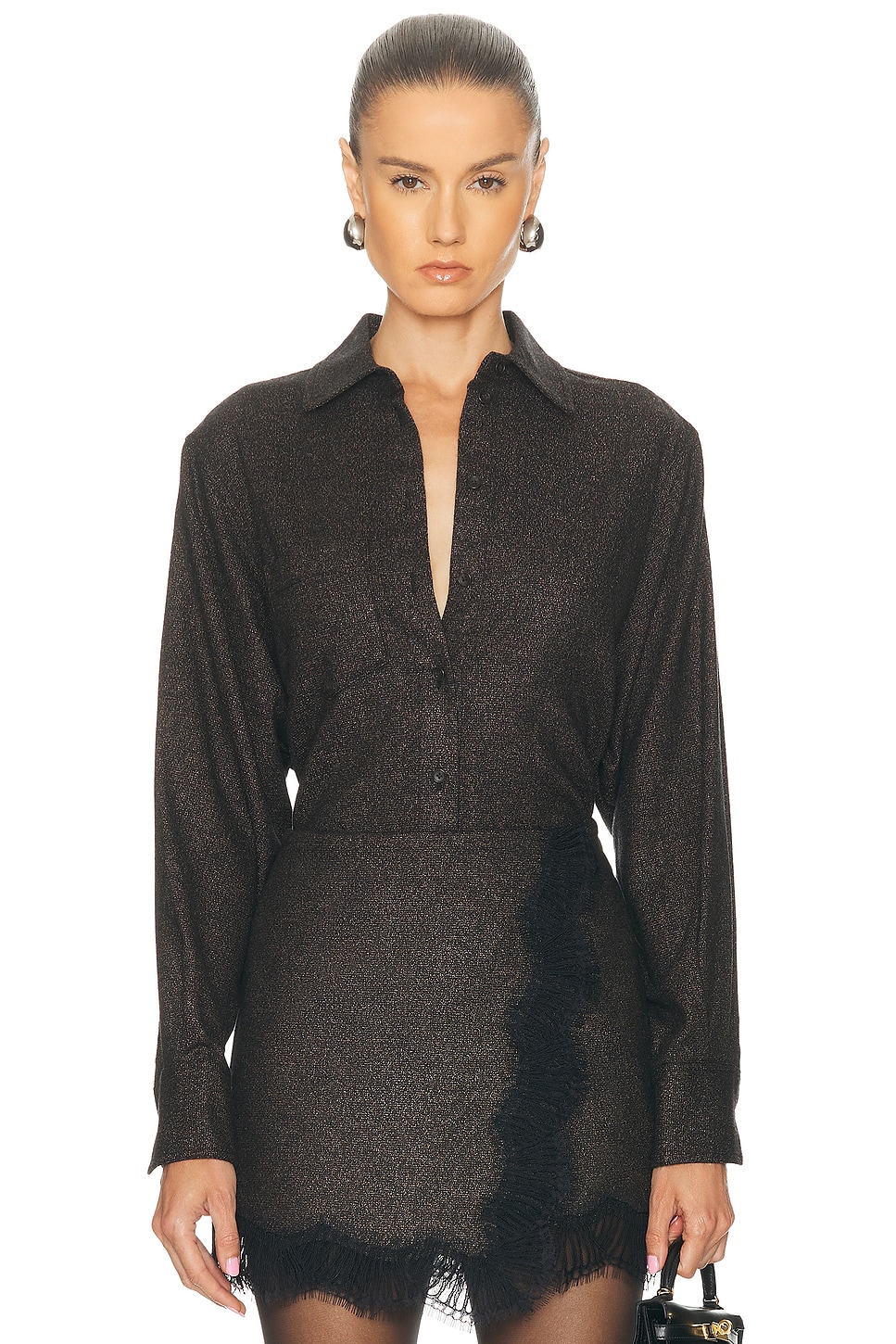 Image 1 of A.L.C. Spence Top in Ganache
