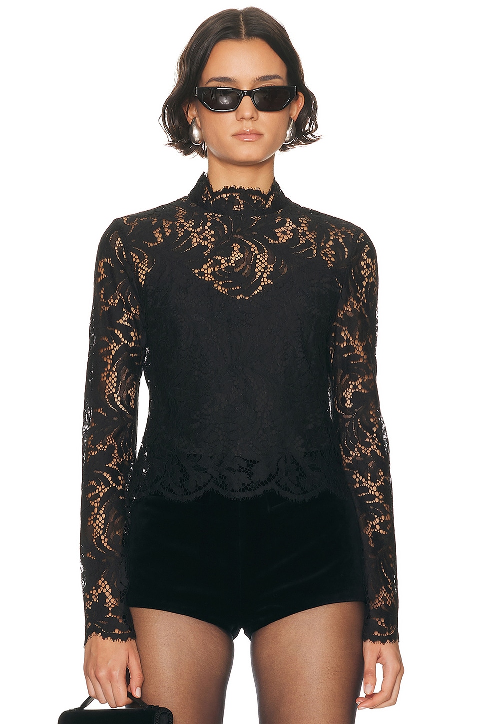 Image 1 of A.L.C. Margot Top in Black