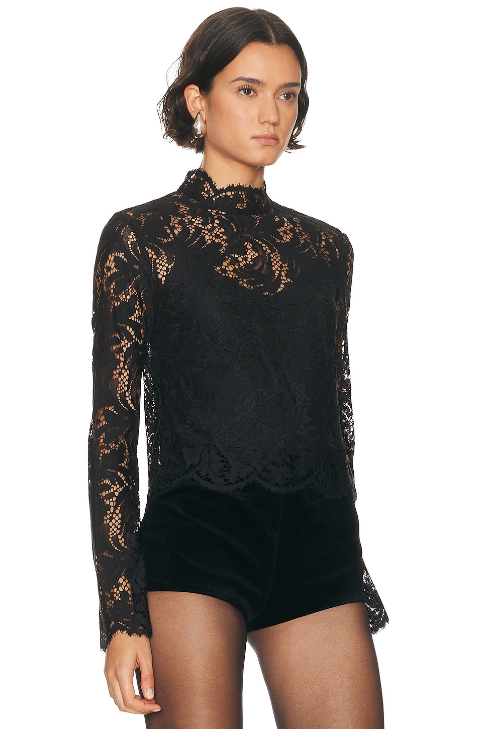 A.l.c Margot Top In Black