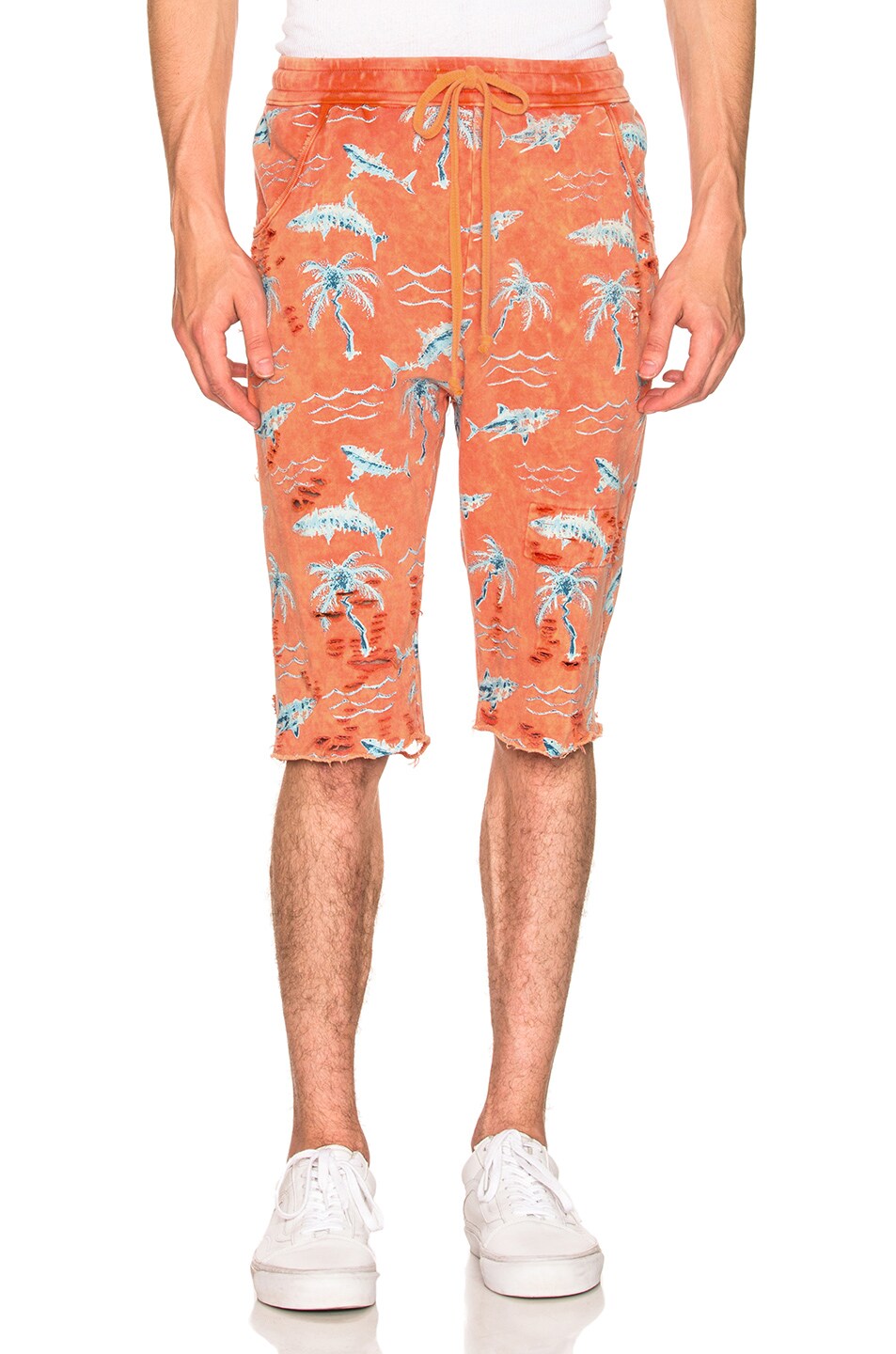 Image 1 of Alchemist x Dr. Woo Aloha Shorts in Coral