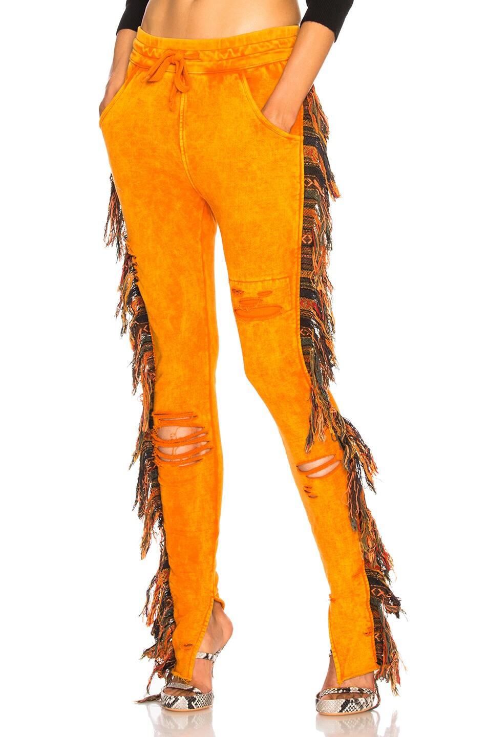Image 1 of Alchemist Know U Rider Pants in Orange