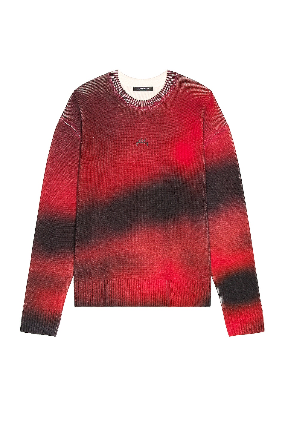 Image 1 of A-COLD-WALL* Digital Print Knit in Black & Red