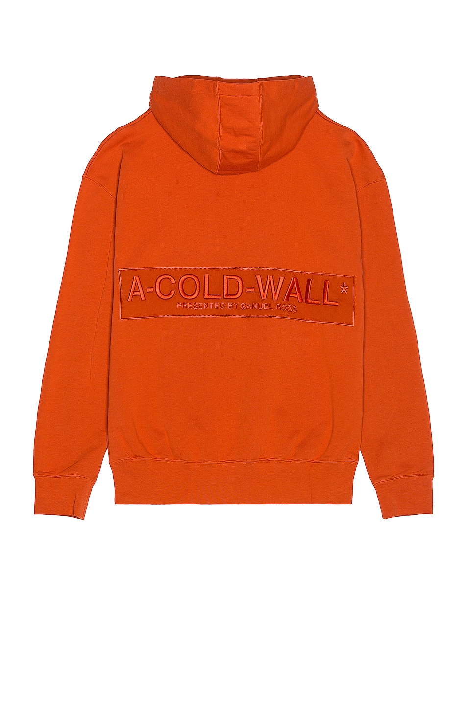 Image 1 of A-COLD-WALL* Logo Embroidery Hoodie in Rust Oxide