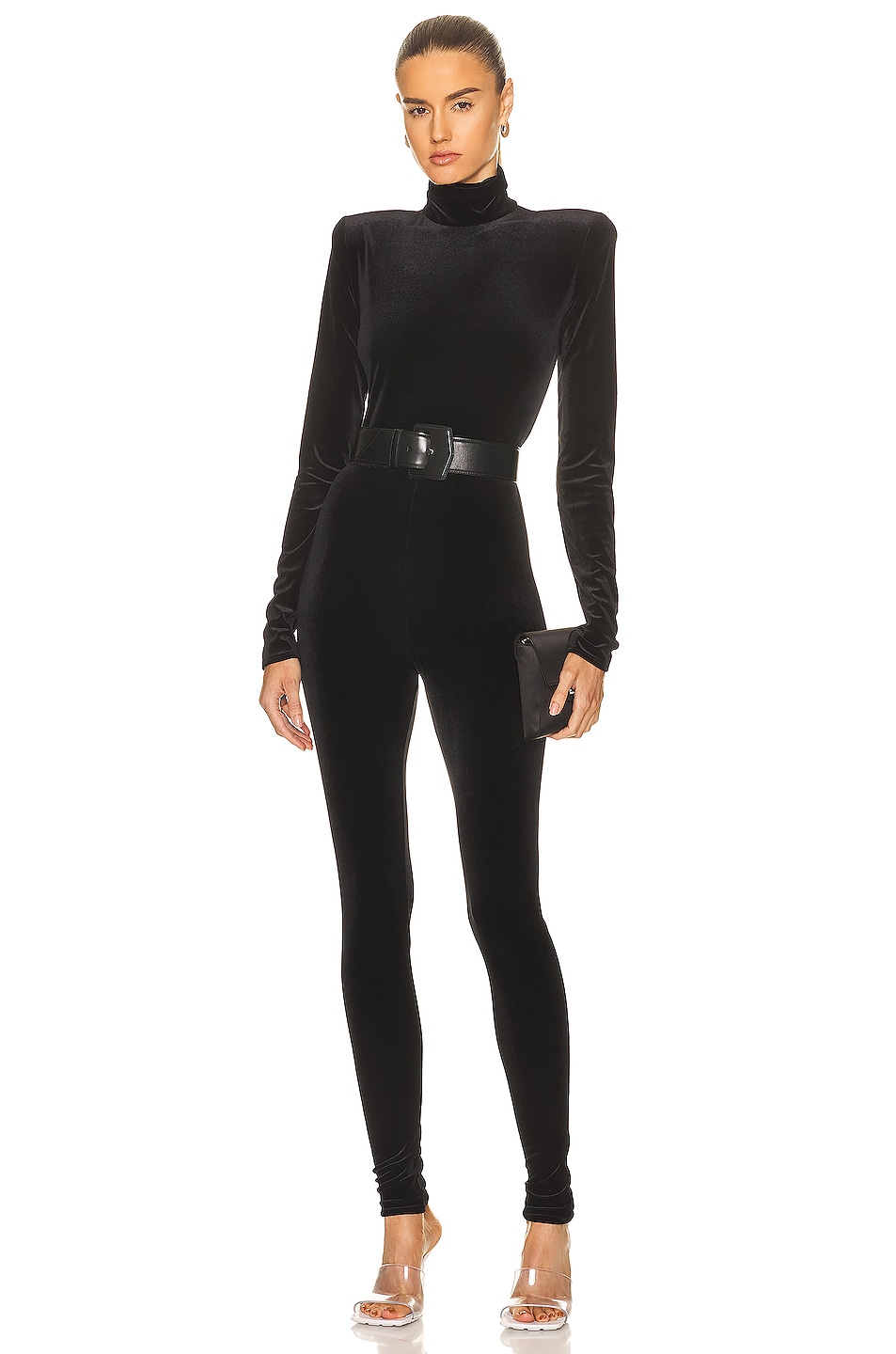 Image 1 of Alexandre Vauthier Couture Edit Jumpsuit in Black