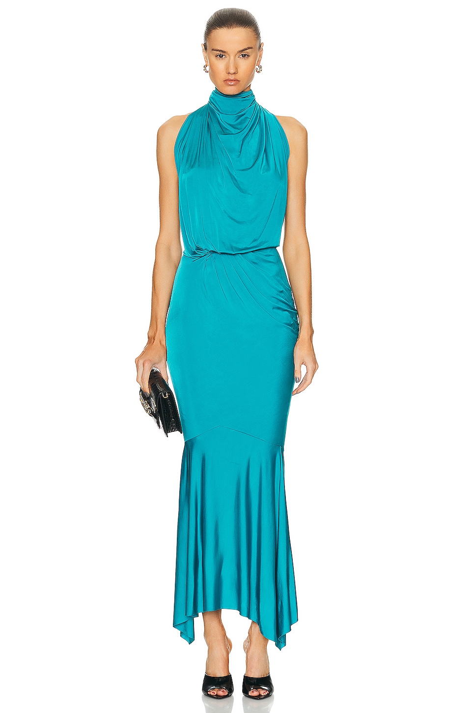 Image 1 of Alexandre Vauthier Maxi Dress in Zenith Blue