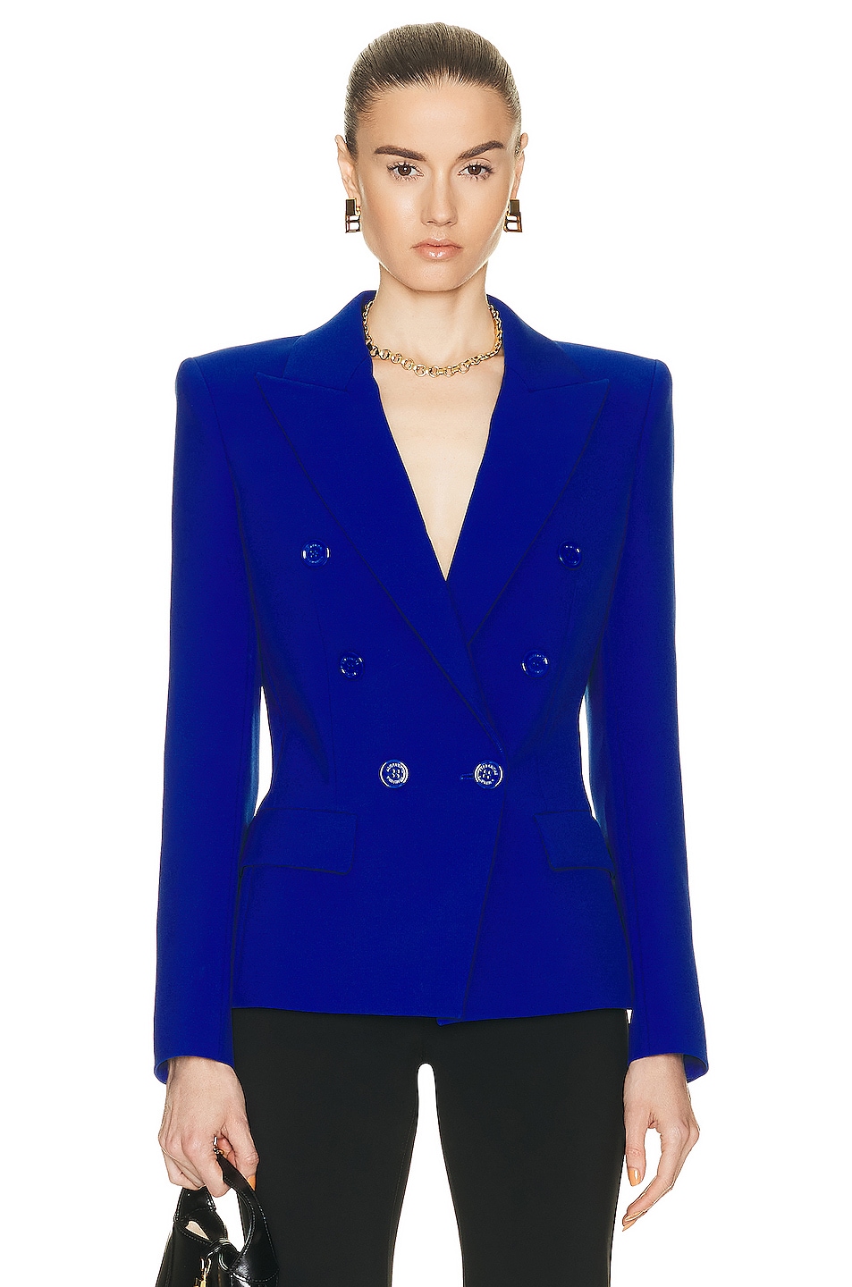 Image 1 of Alexandre Vauthier Jacket in Majestic Blue