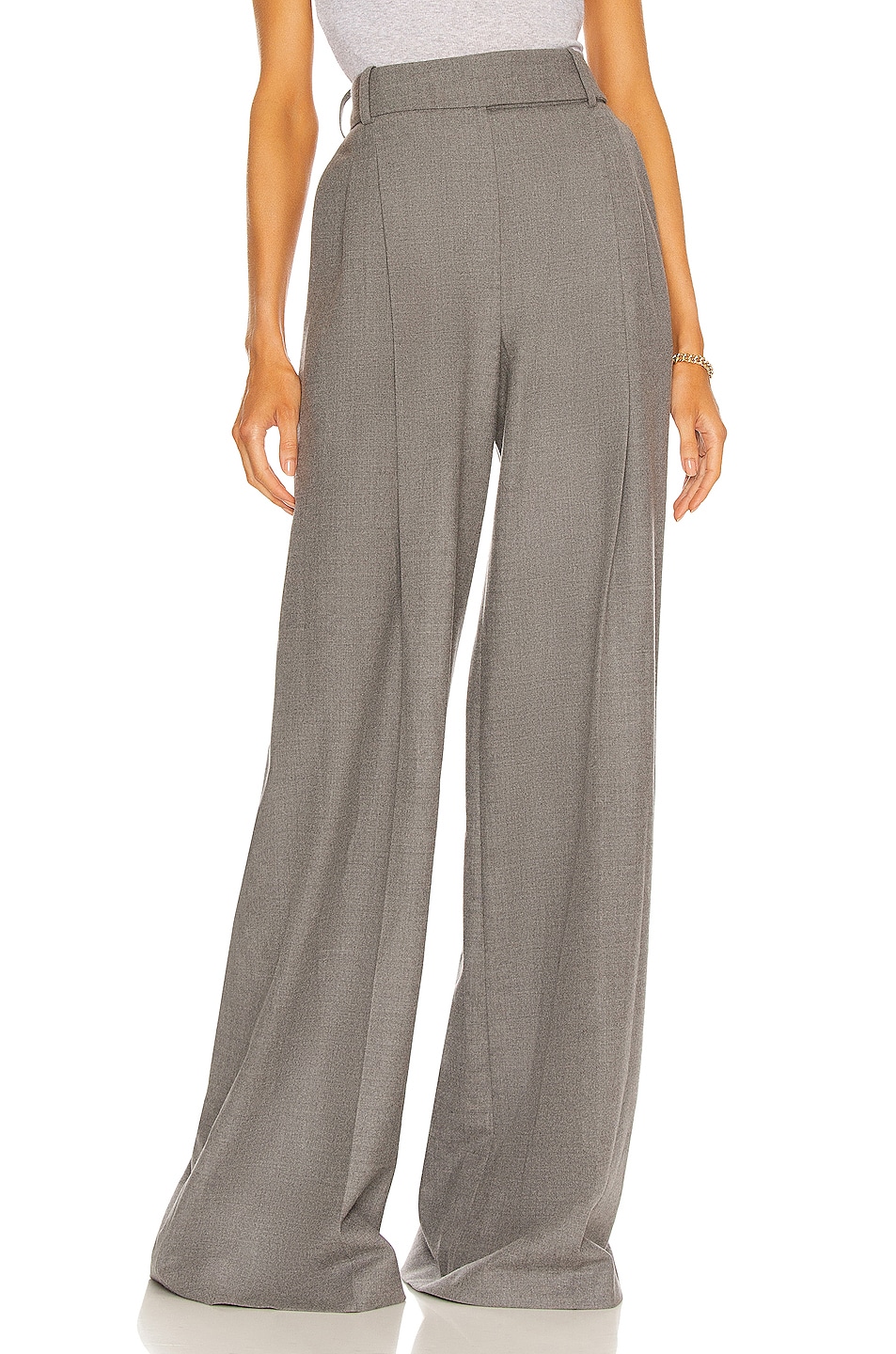 Image 1 of Alexandre Vauthier Tailored Wide Leg Pant in Grey