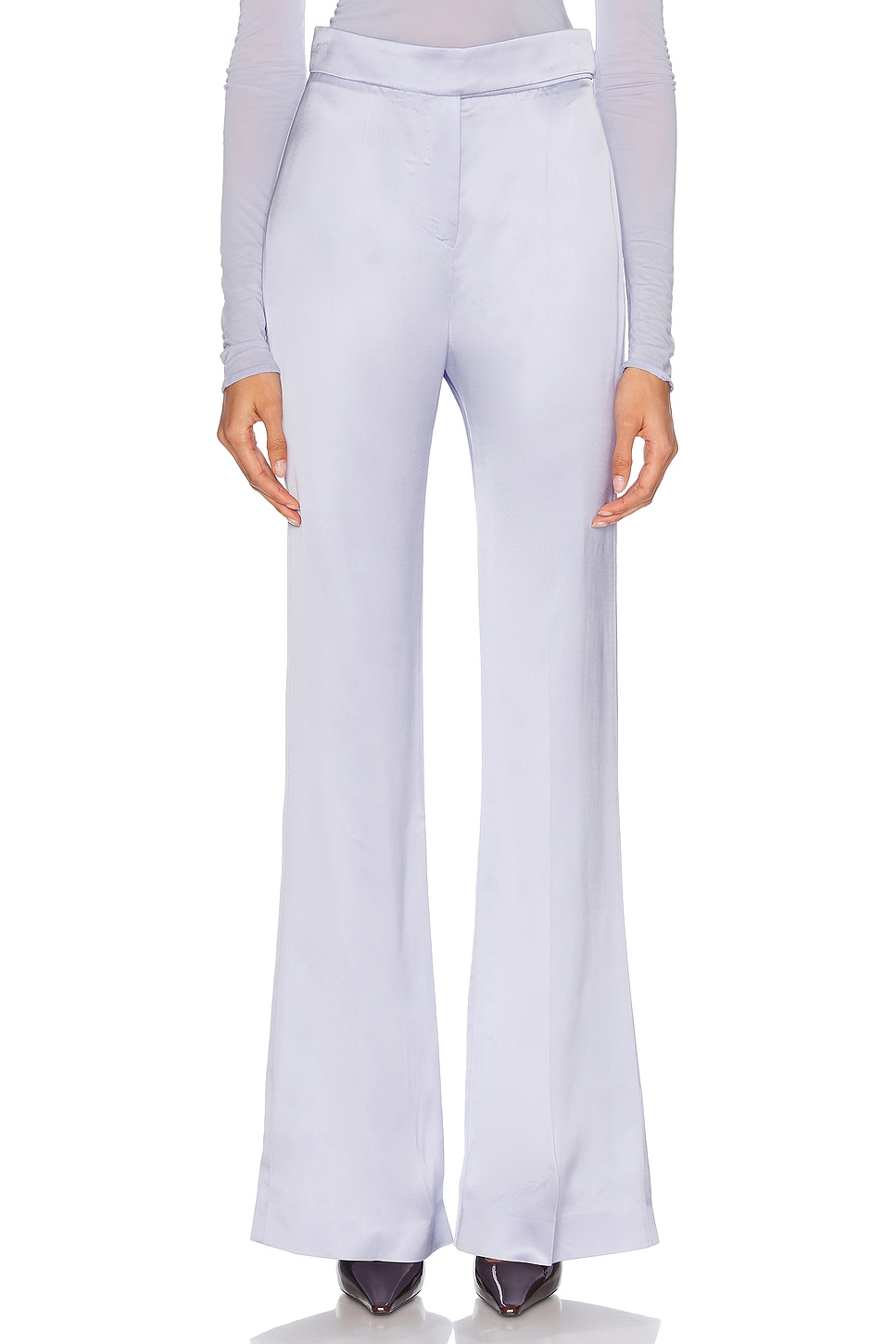 Alexandre Vauthier Satin Tailoring Pant