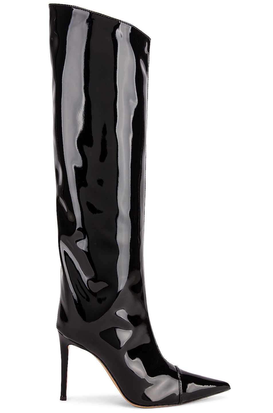 Alexandre Vauthier Metallic Boot in Black | FWRD