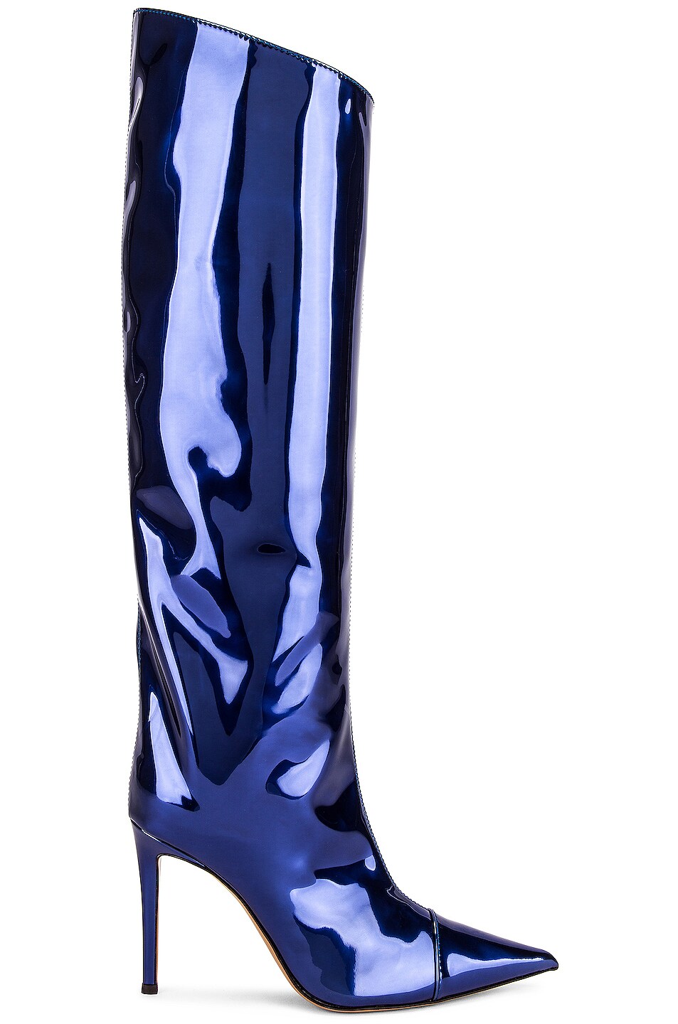 Image 1 of Alexandre Vauthier Metallic Boot in Blue