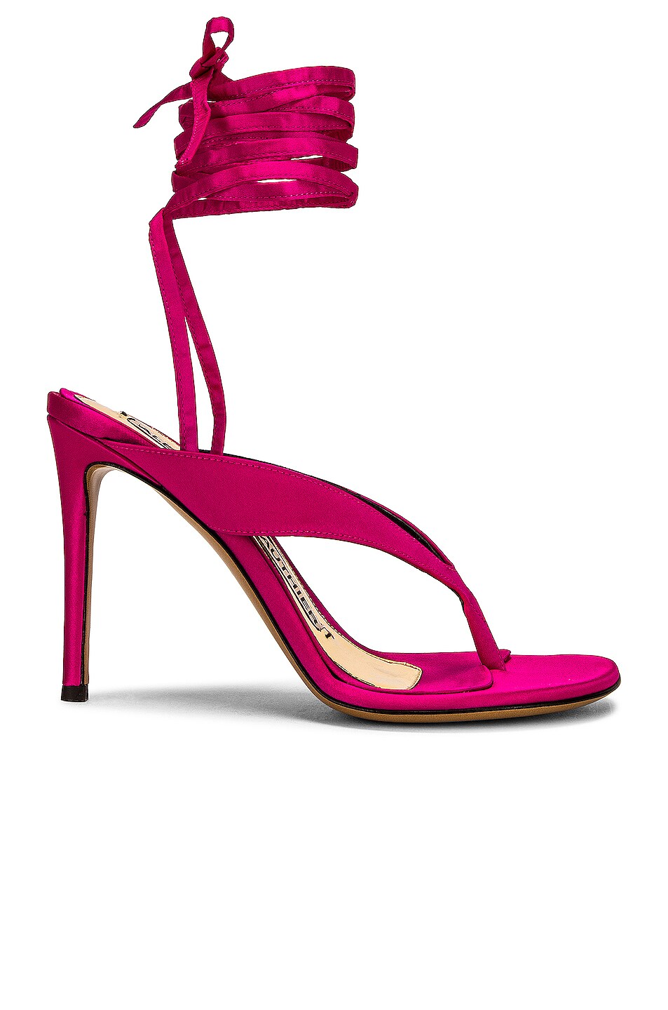 Image 1 of Alexandre Vauthier Thong Wrap Sandal in Fuchsia