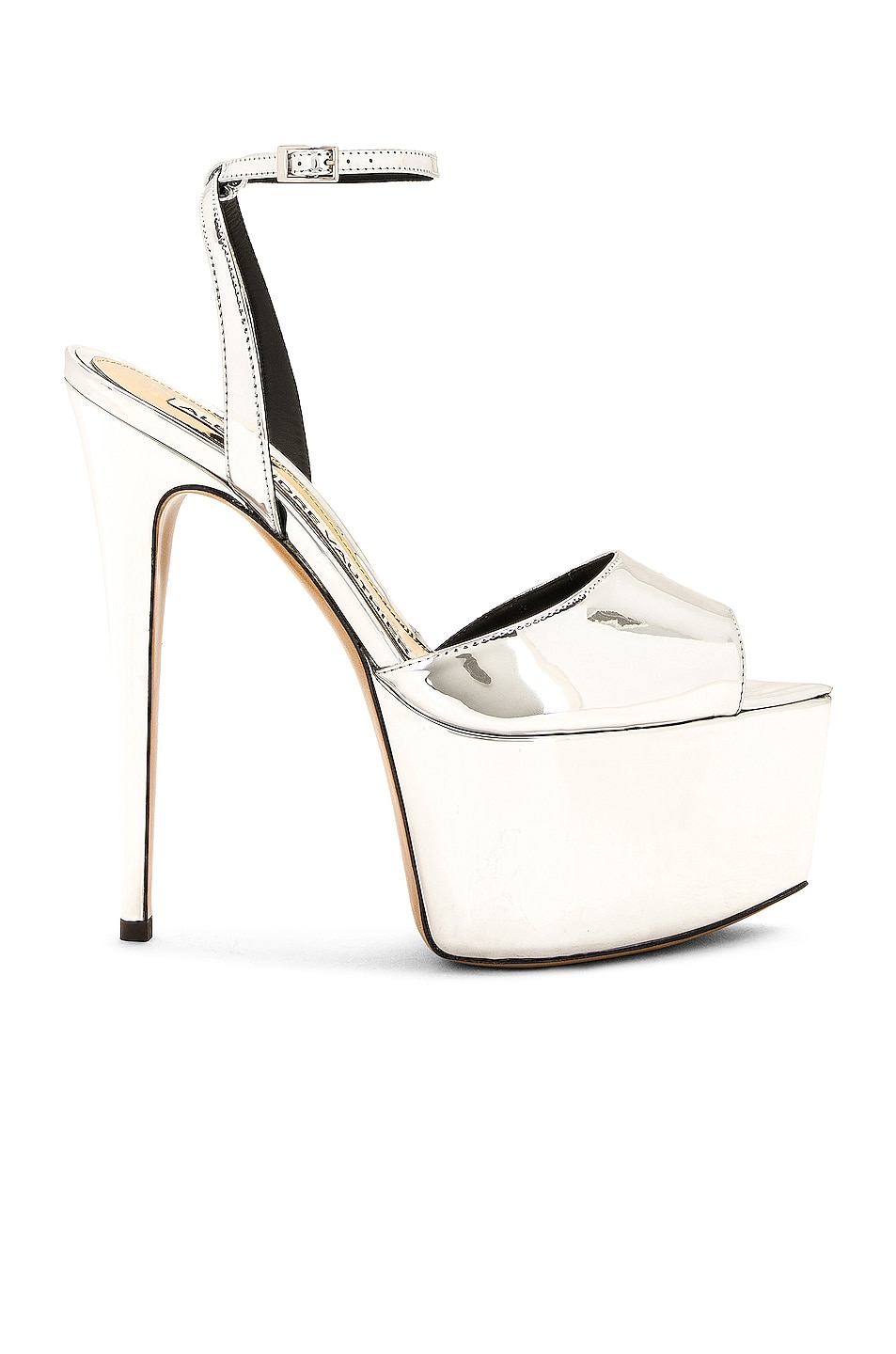 Image 1 of Alexandre Vauthier Shooting 150 Sandal in Silver