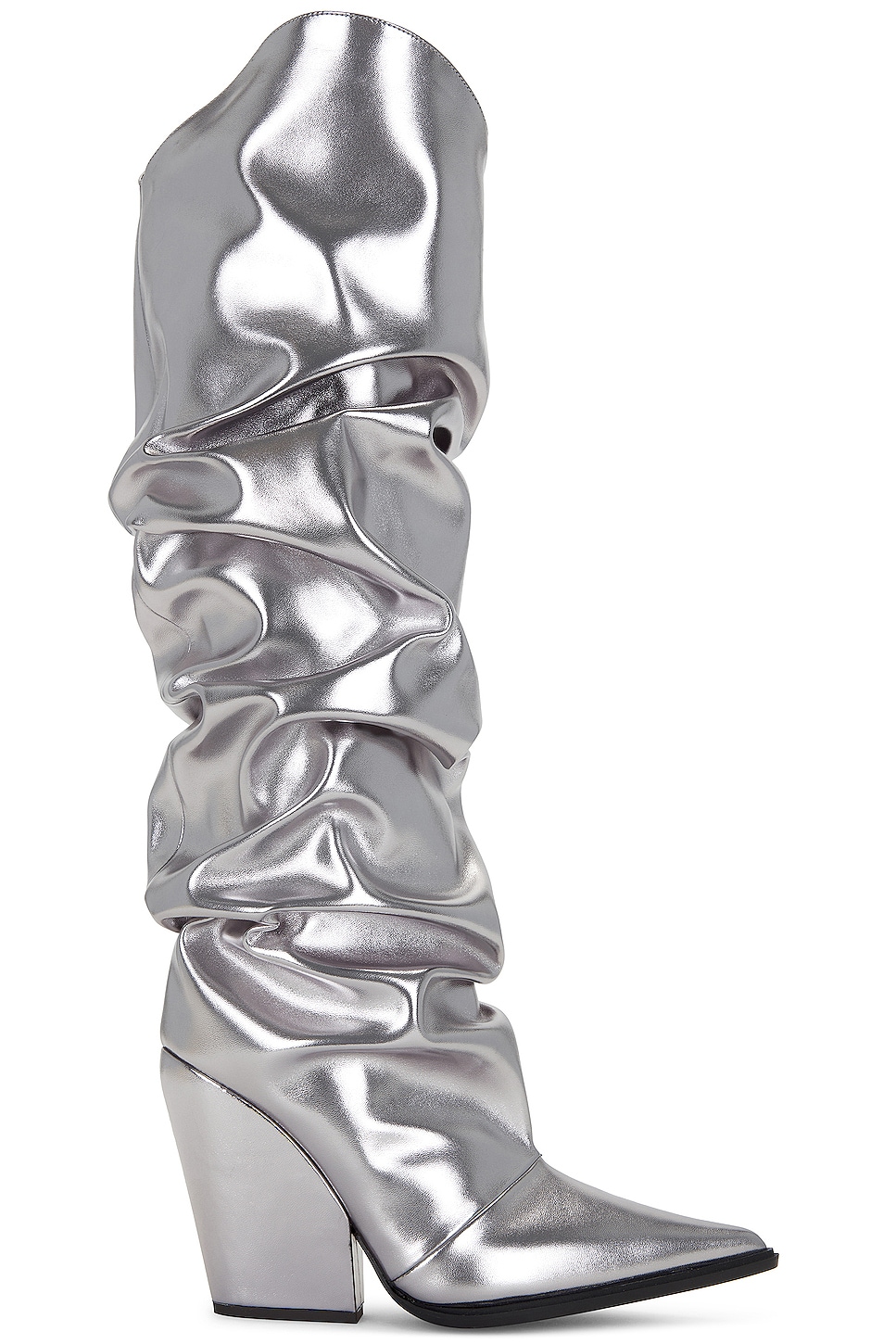 Image 1 of Alexandre Vauthier Western Boot in Silver