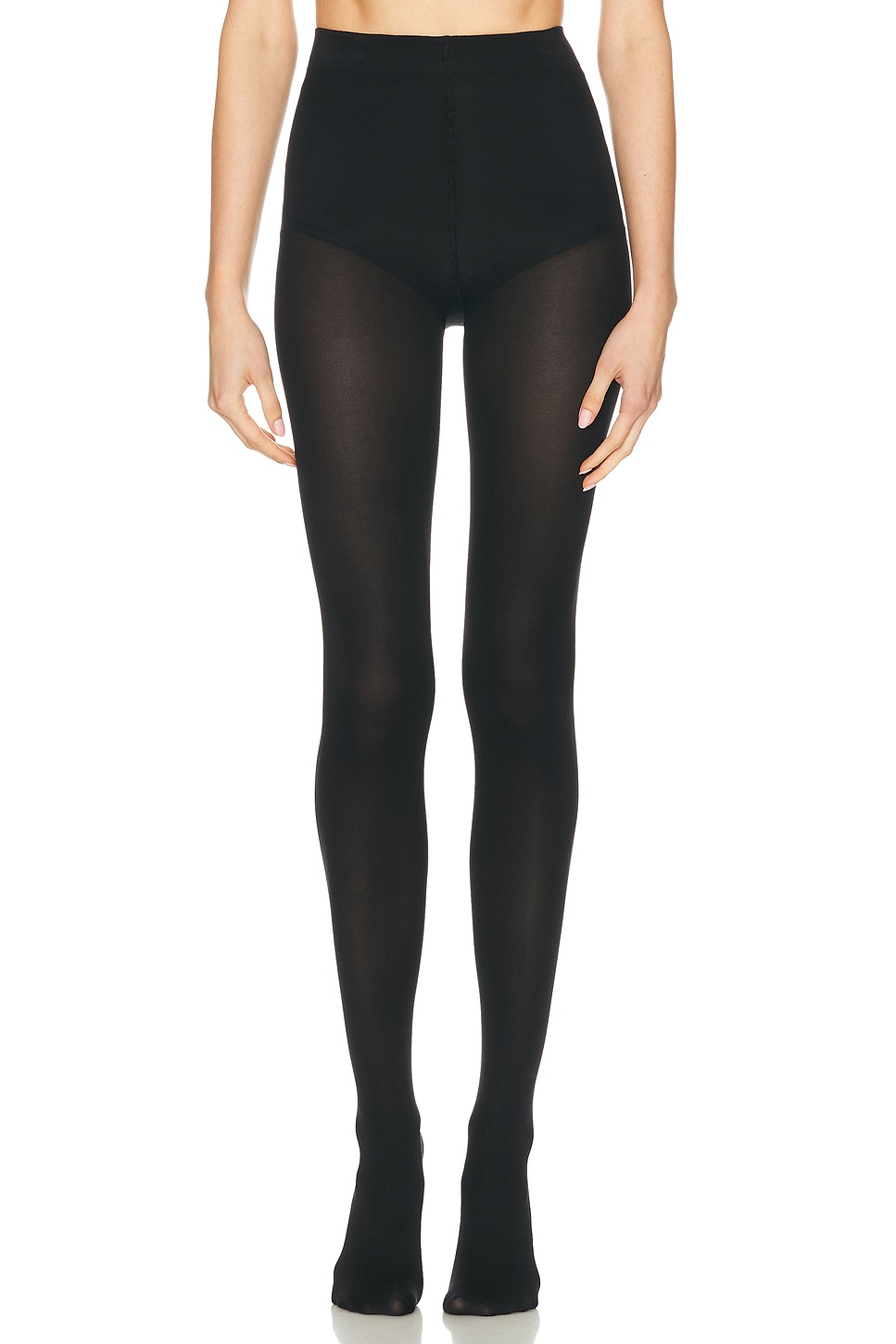 Alaïa High Waisted Tights In Black