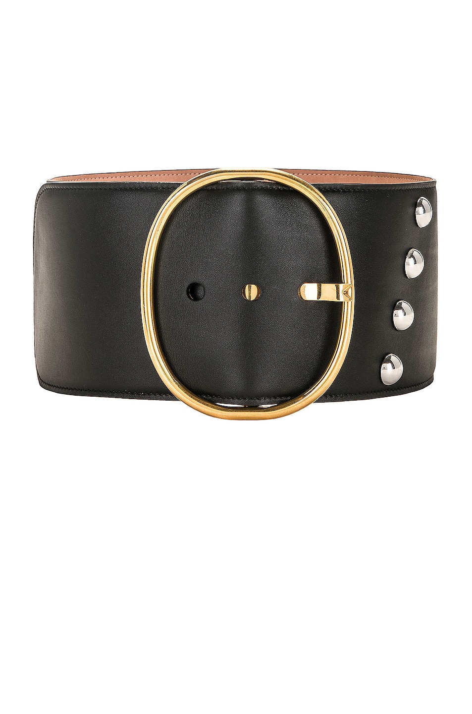 ALAÏA Ovale Belt in Black