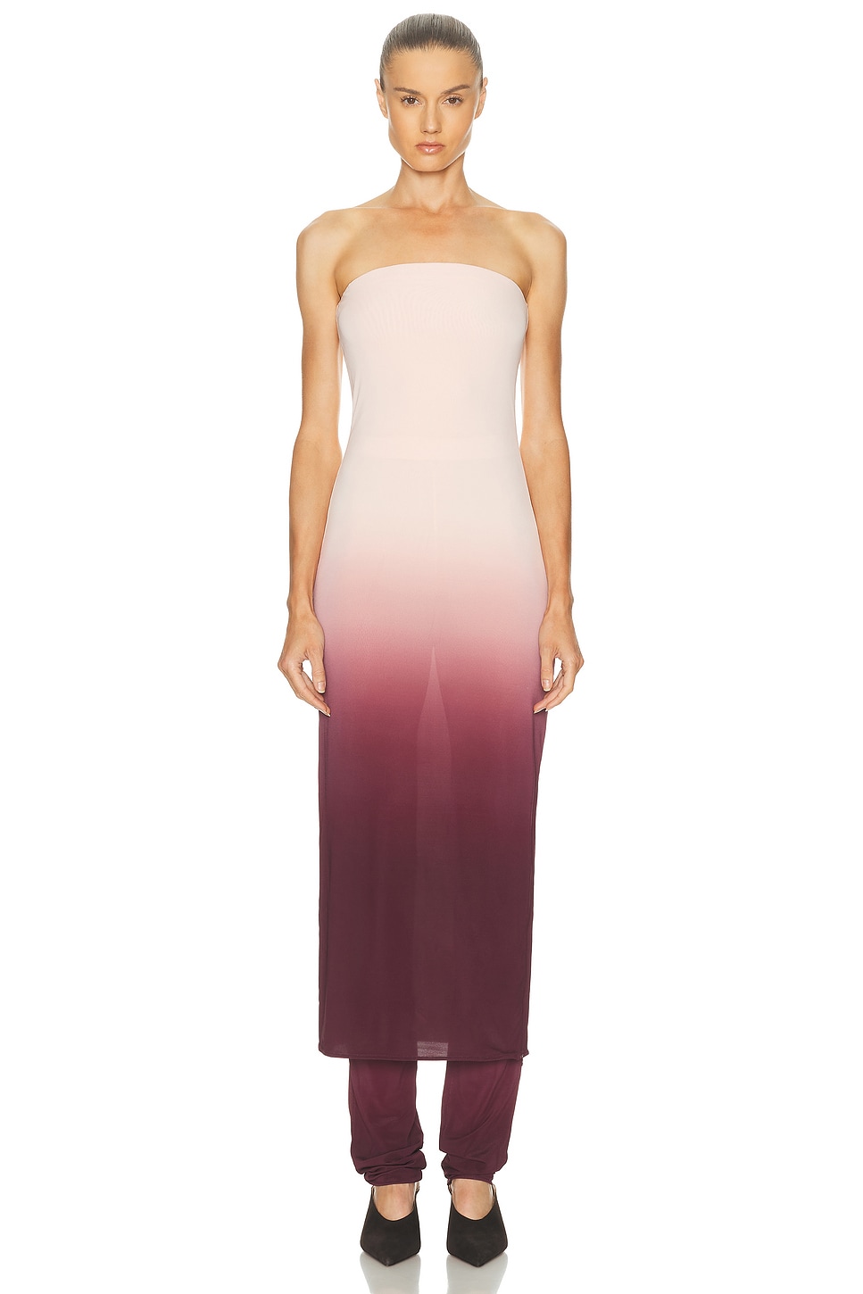 Ala&iuml;a Layered Jumpsuit In Purple