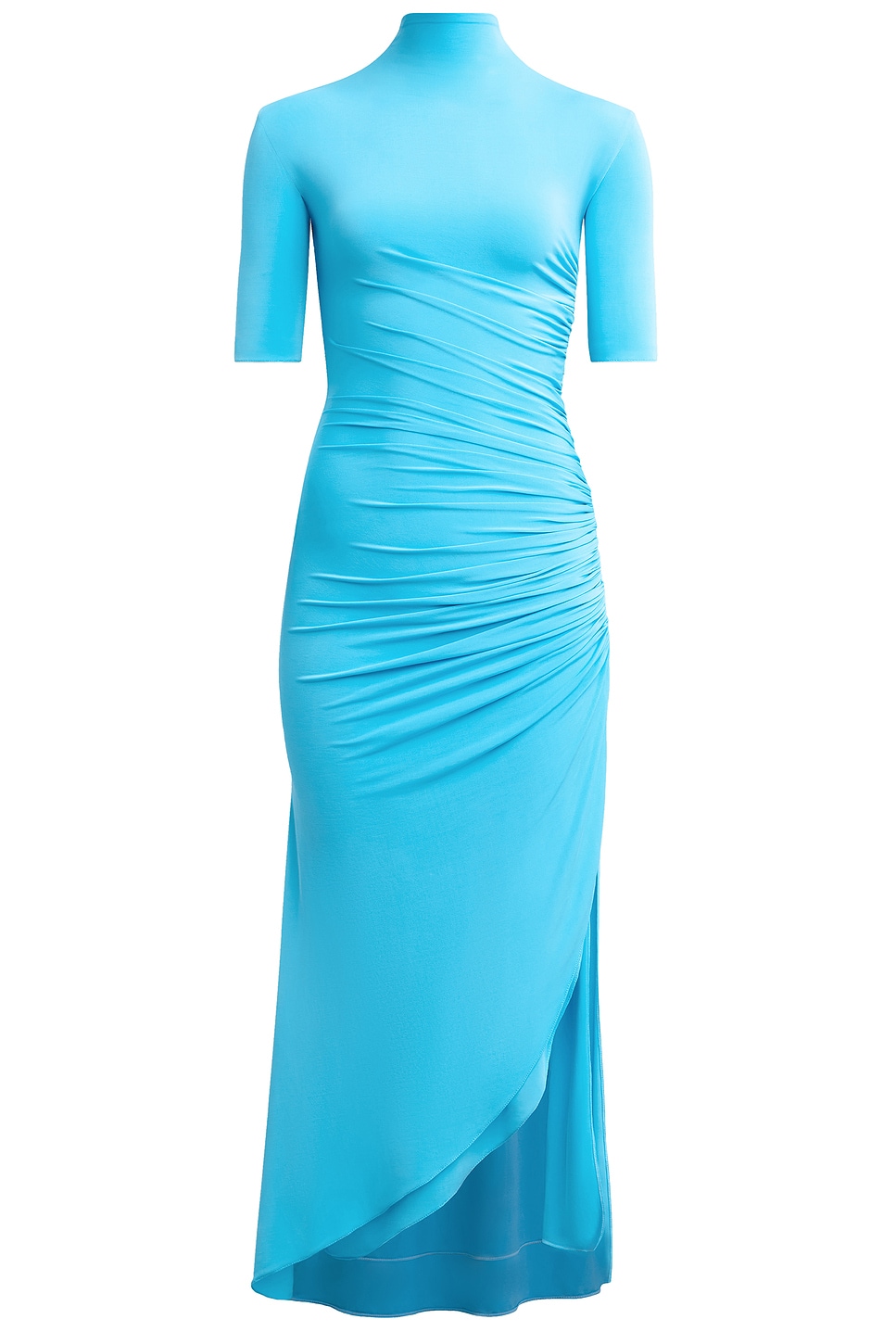 Image 1 of ALAÏA Draped Long Dress in Amazonite