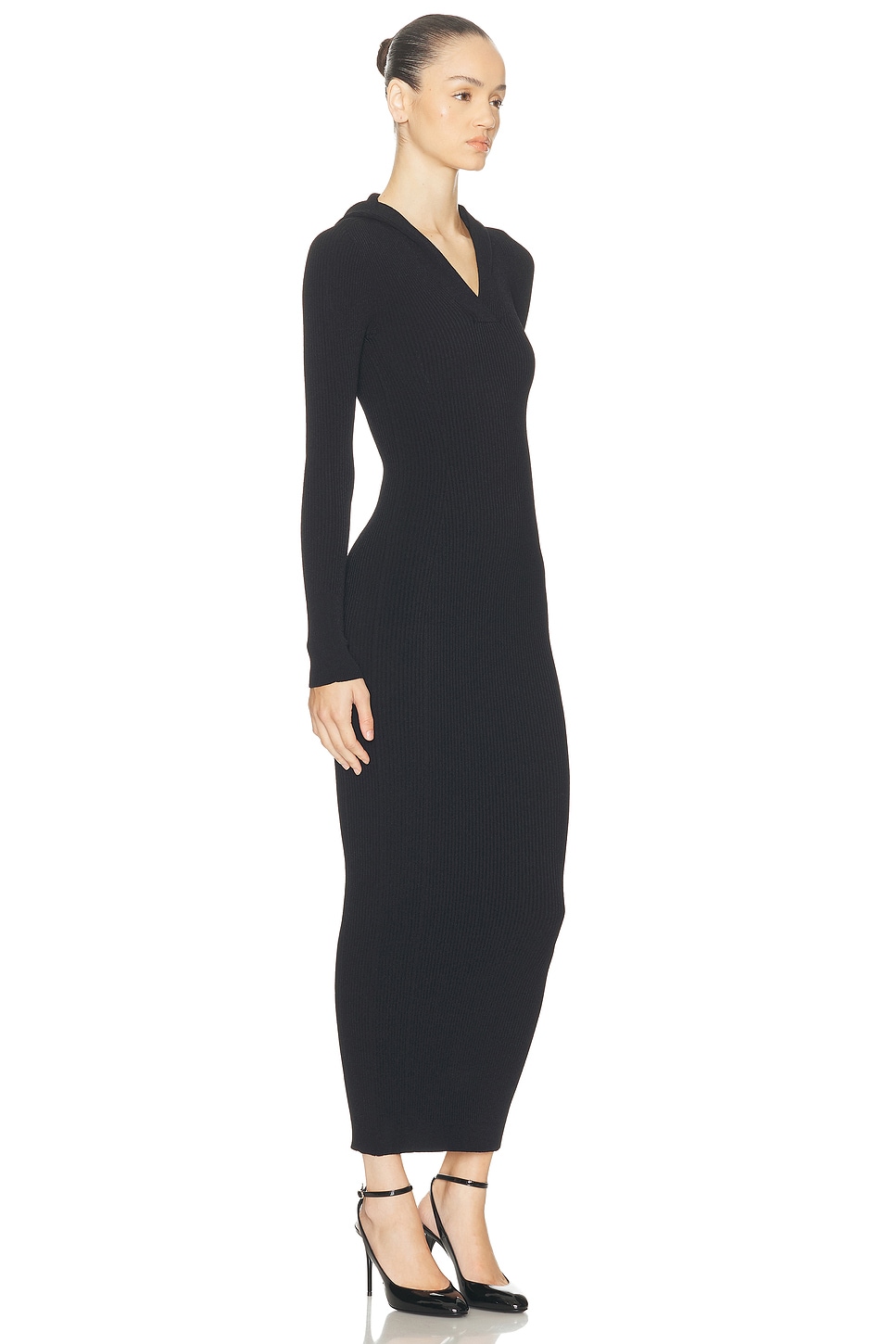 Alaïa Hooded Bodycon Dress