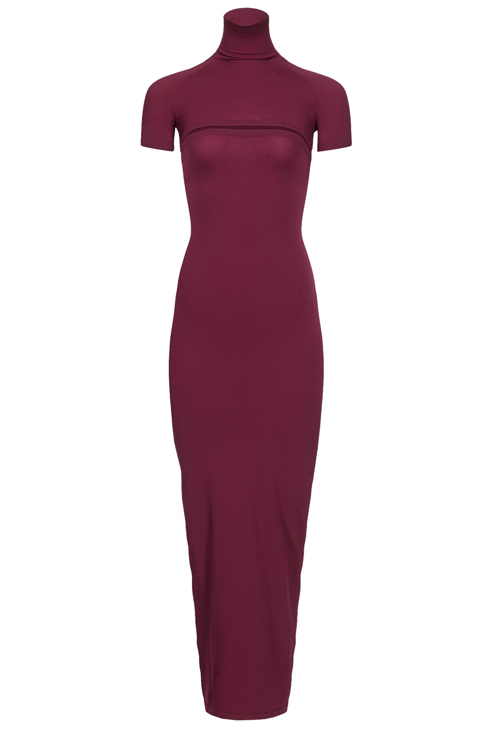 Image 1 of ALAÏA Cut-Out Dress in Burgundy