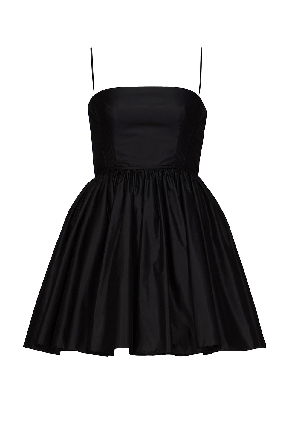 Image 1 of ALAÏA ALAΪA A-Line Dress in Noir Alaia
