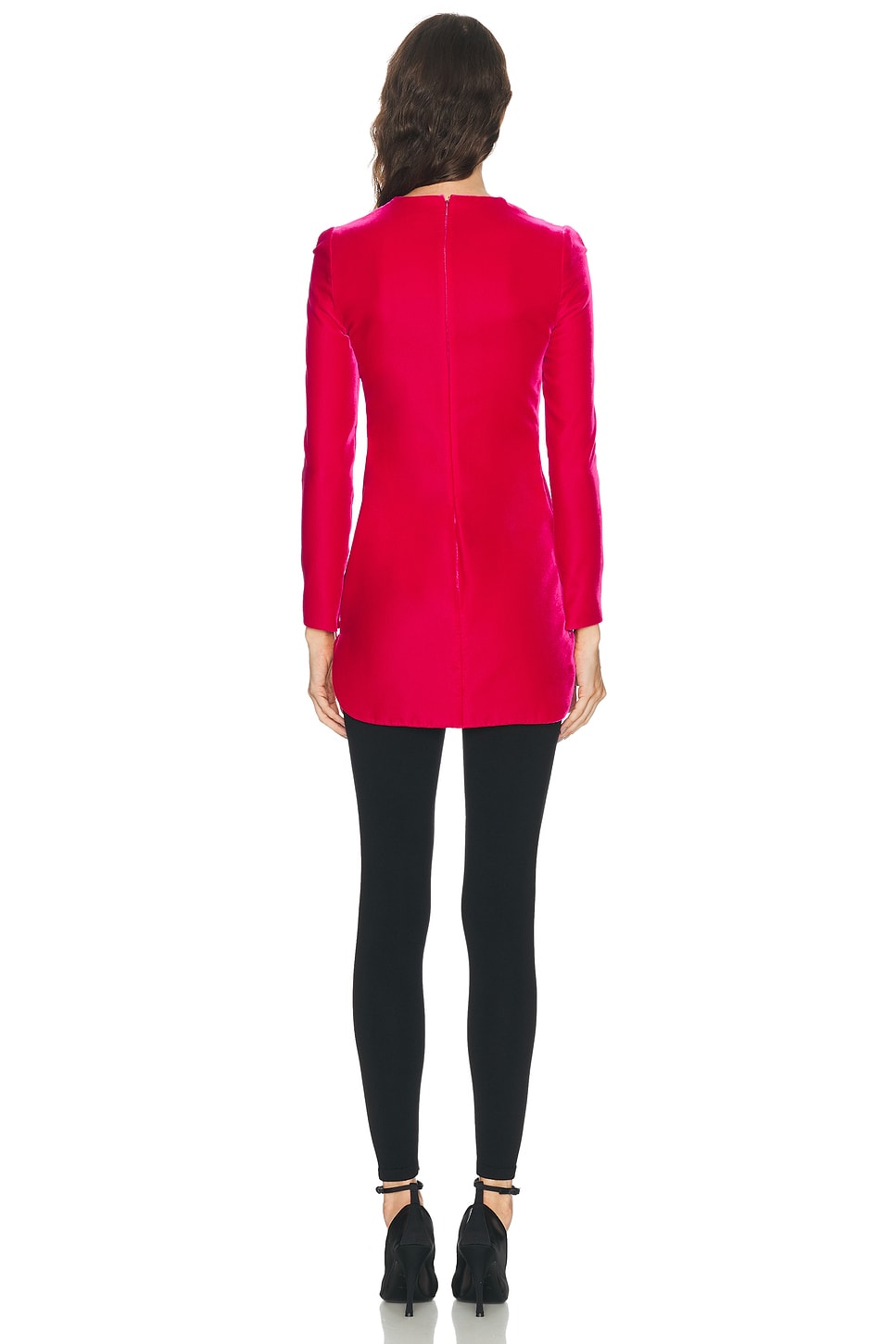 Alaïa Cinched Velvet Dress