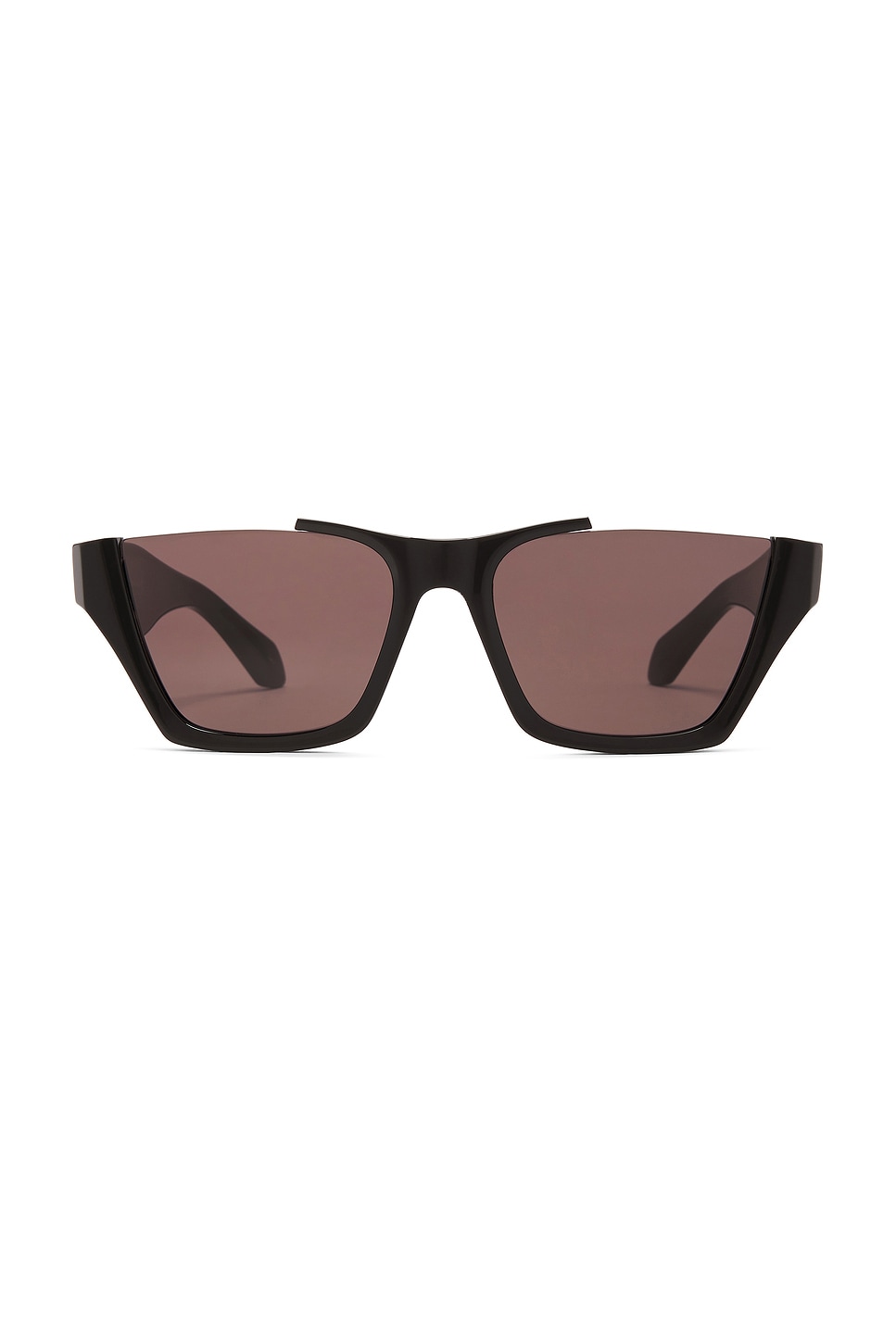 ALAÏA Rectangle Sunglasses in Black