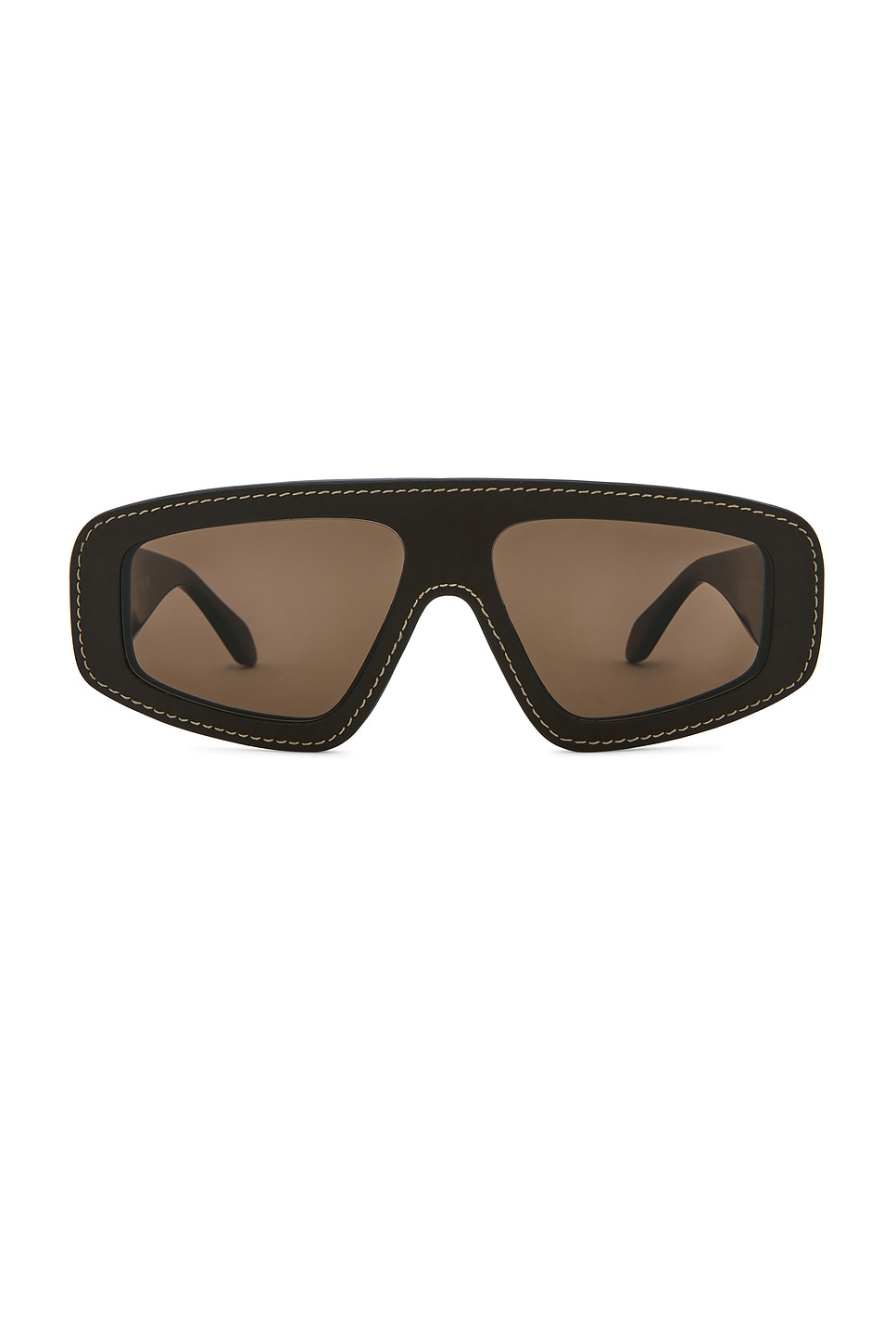 Alaïa Shield Sunglasses In Black