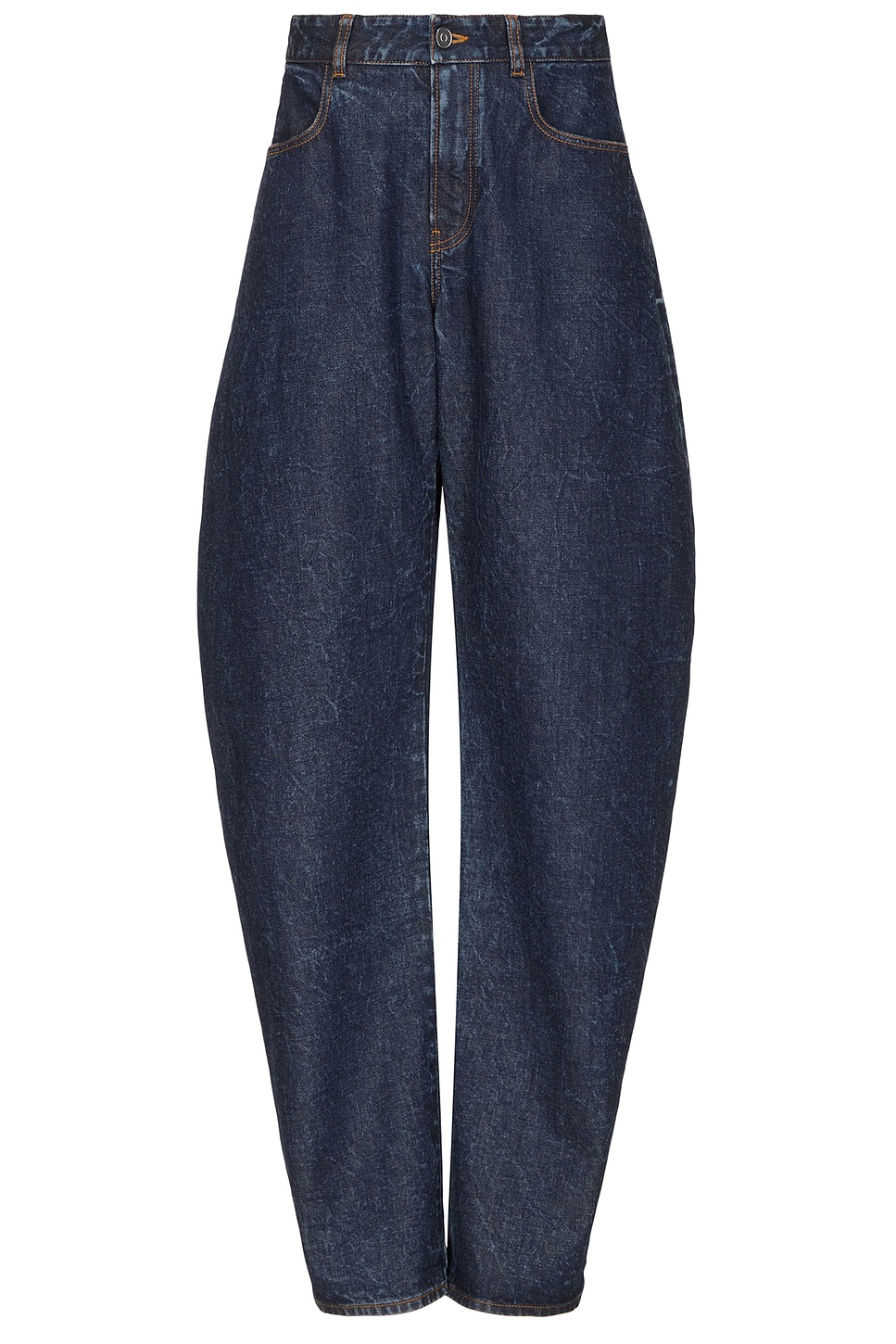 Image 1 of ALAÏA ALAΪA Low Round Leg in Dock Blue