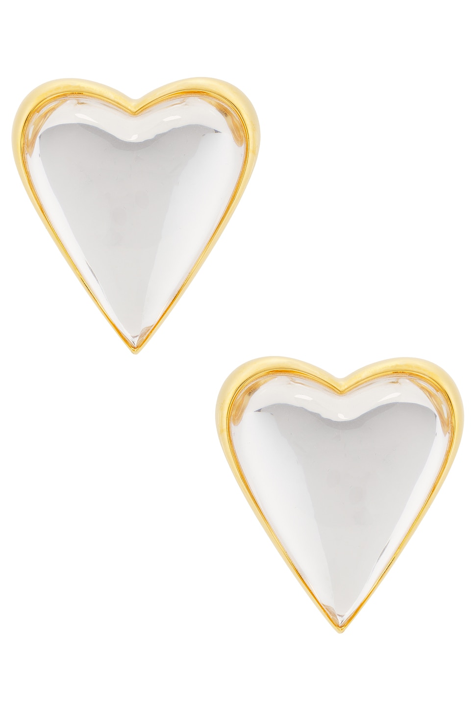 Image 1 of ALAÏA Bombe Earrings in Transparent