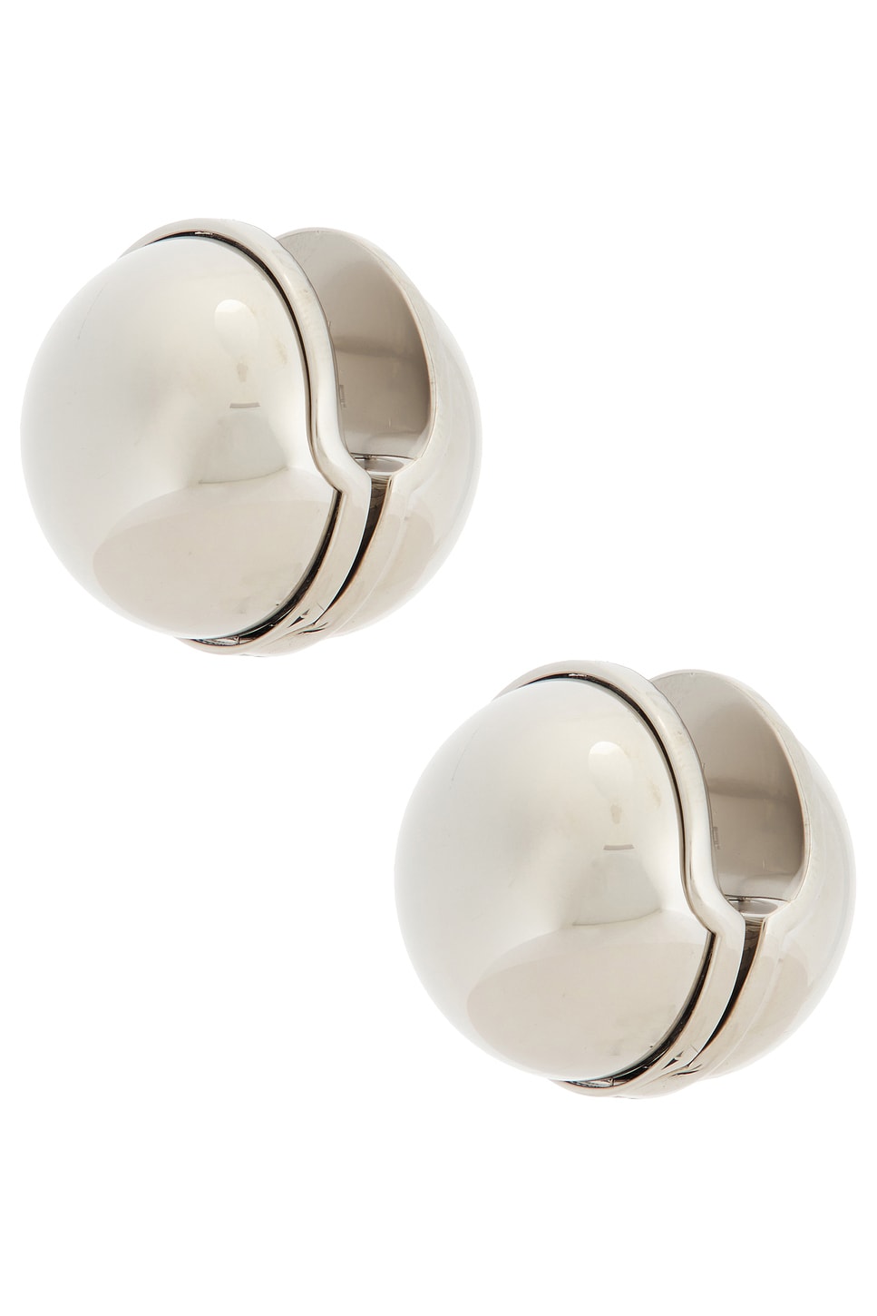 Image 1 of ALAÏA Sphere Earrings in Argent