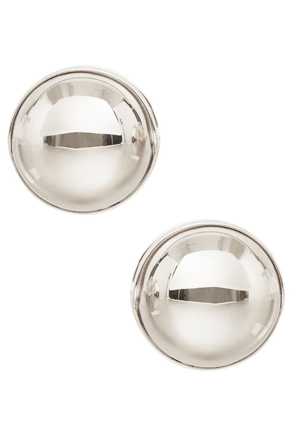 Ala&iuml;a Sphere Earrings In Silver