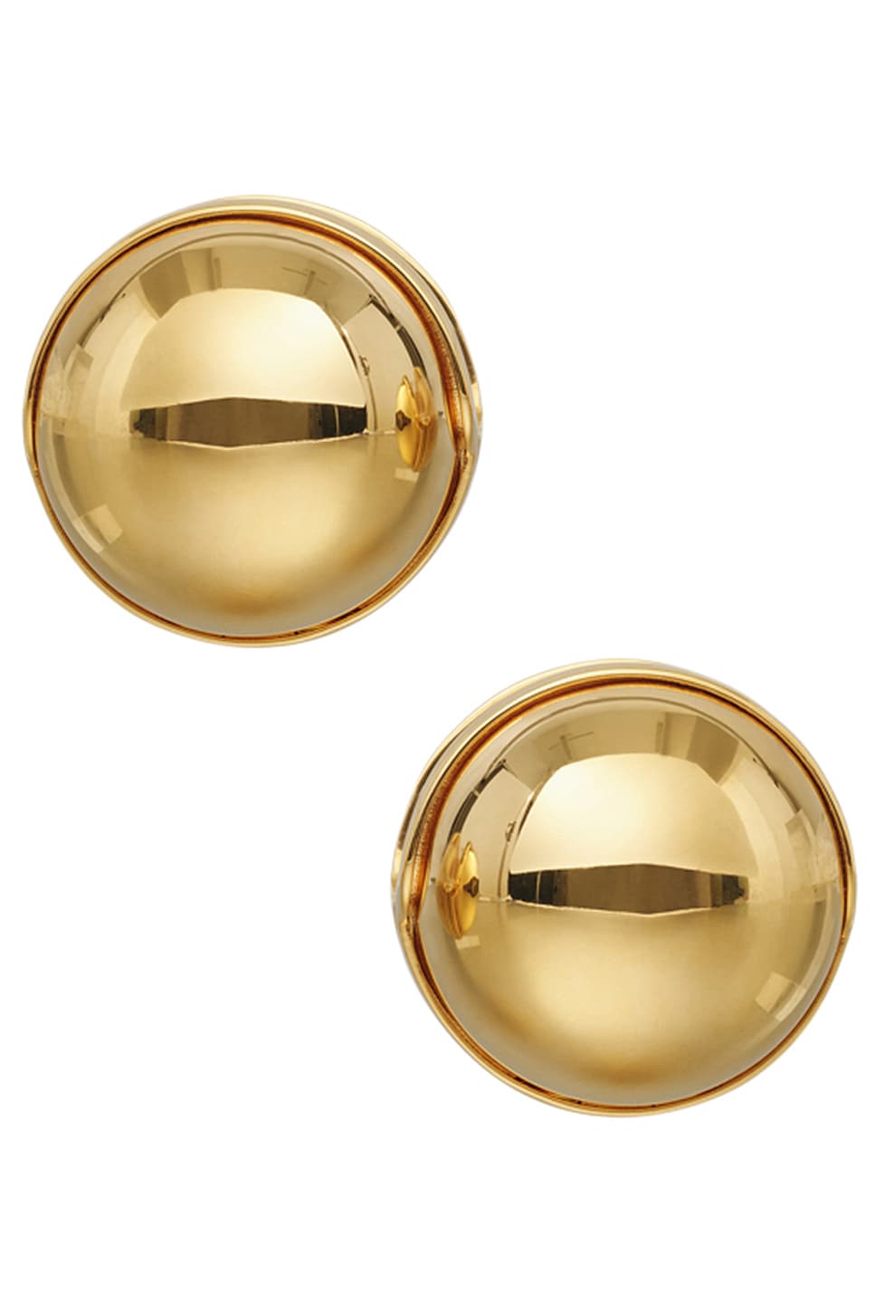 Image 1 of ALAÏA ALAΪA Sphere Earrings in Or