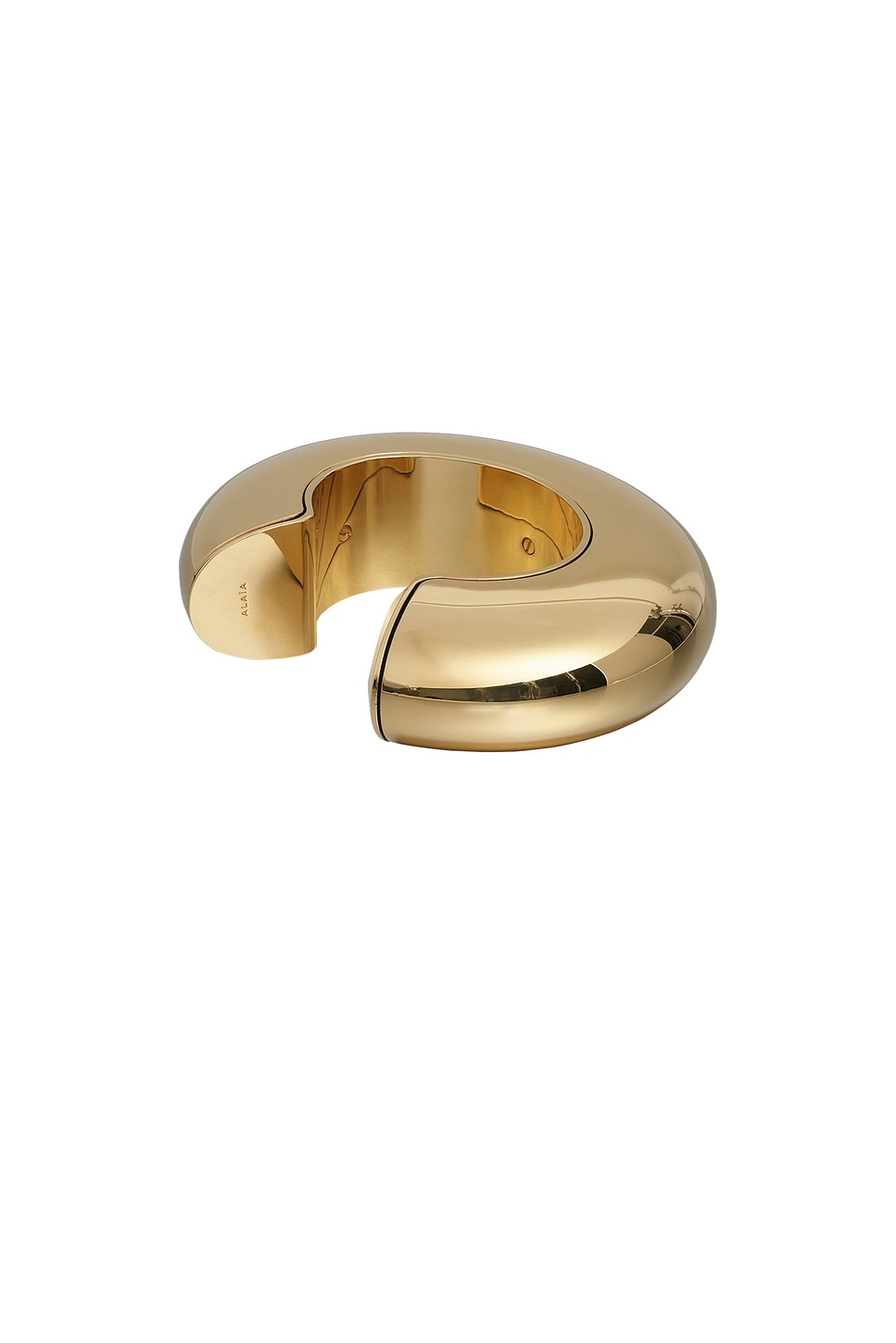 Alaïa Ala?a Bumper Cuff In Orange