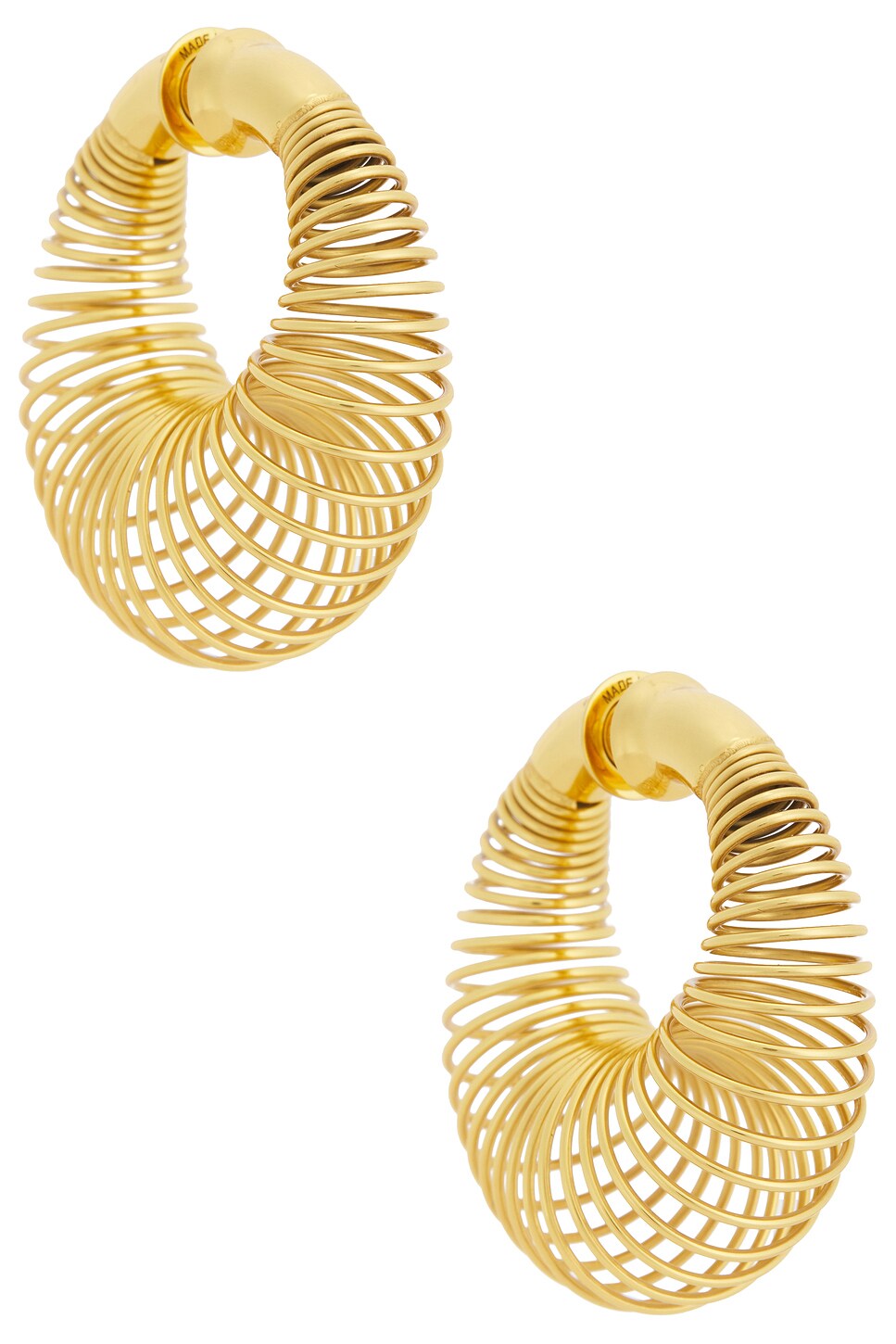 ALAÏA Spiral Hoop Earrings