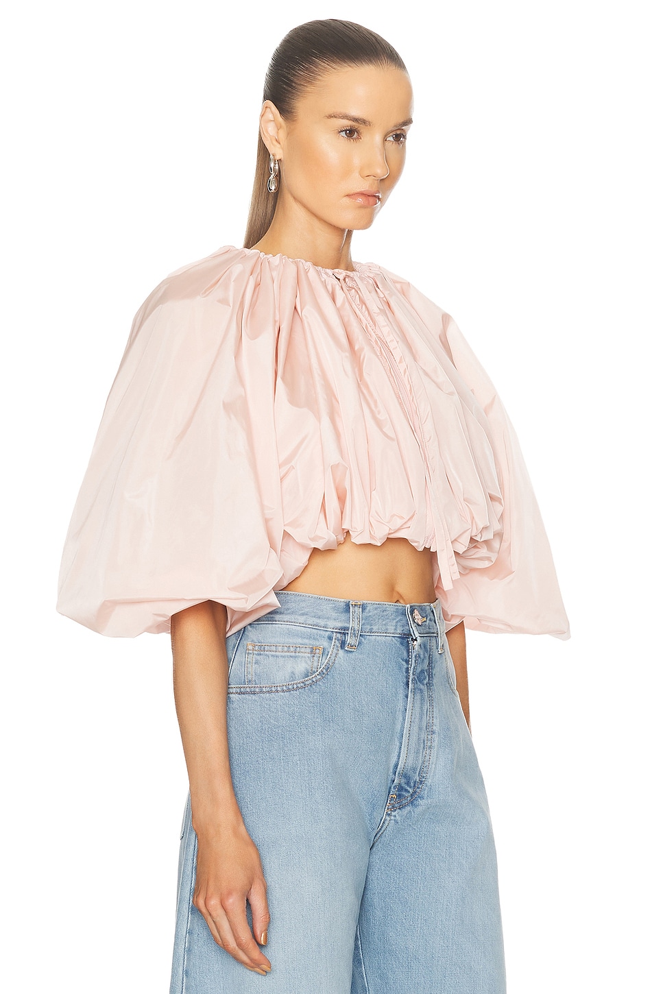 Alaiya Balloon Sleeve Casual Shirt