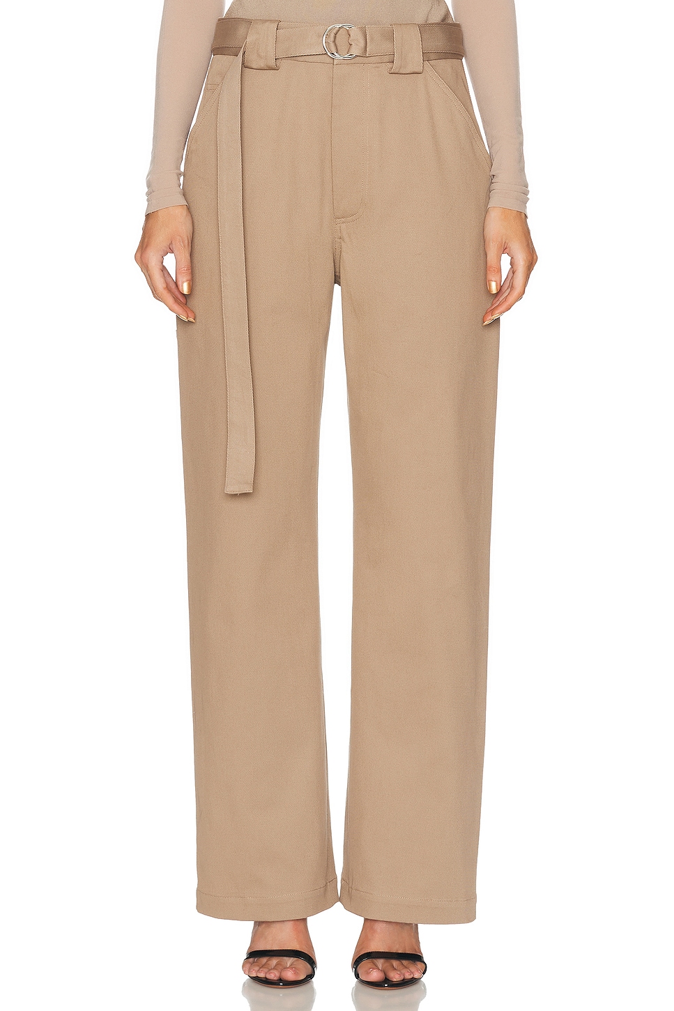 Image 1 of ALAÏA Cargo Pant in Tan