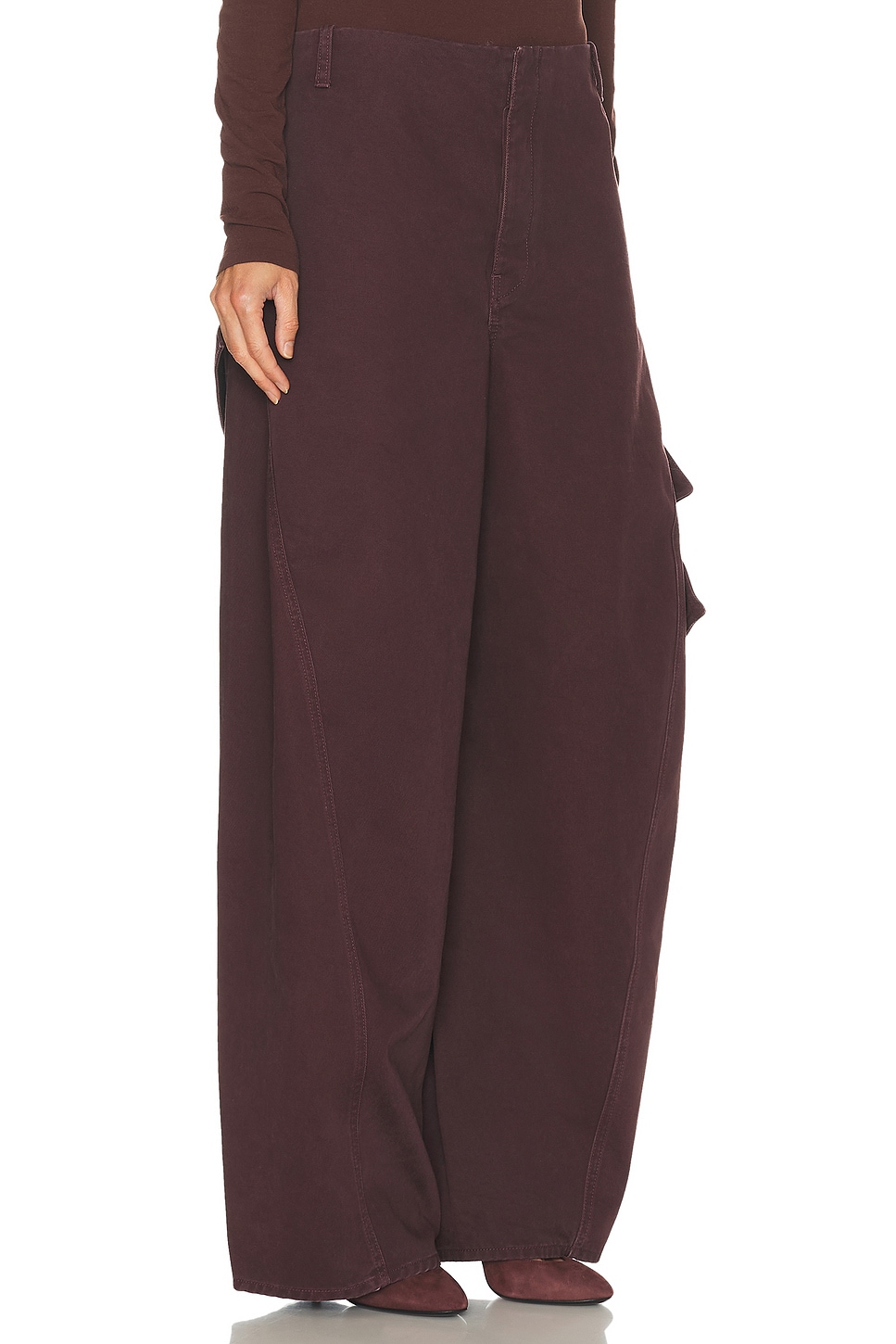 Alaïa Cargo Pant In Brown