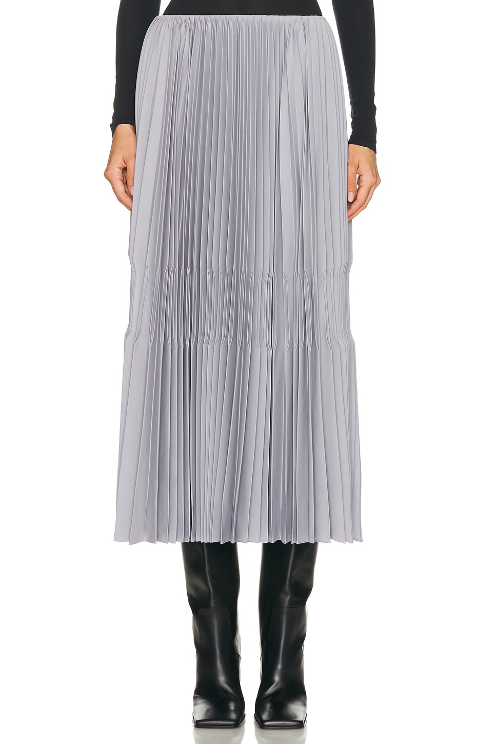 Alaïa Alaϊa Pleated Skirt In Multi