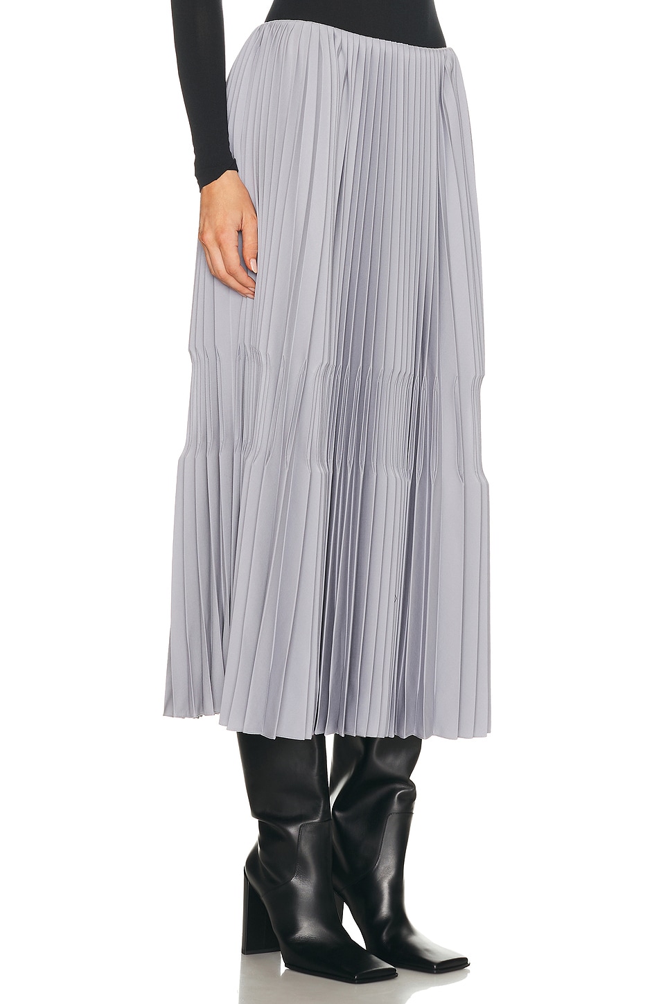 Alaïa Alaϊa Pleated Skirt In Multi