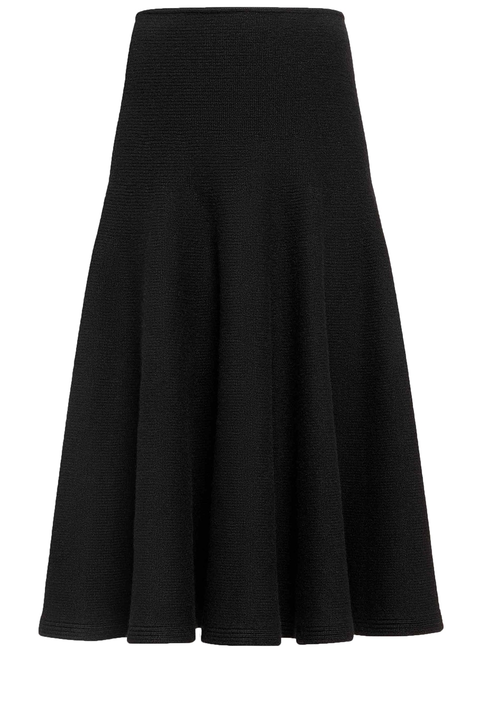 Image 1 of ALAÏA A-Line Skirt in Noir Alaia